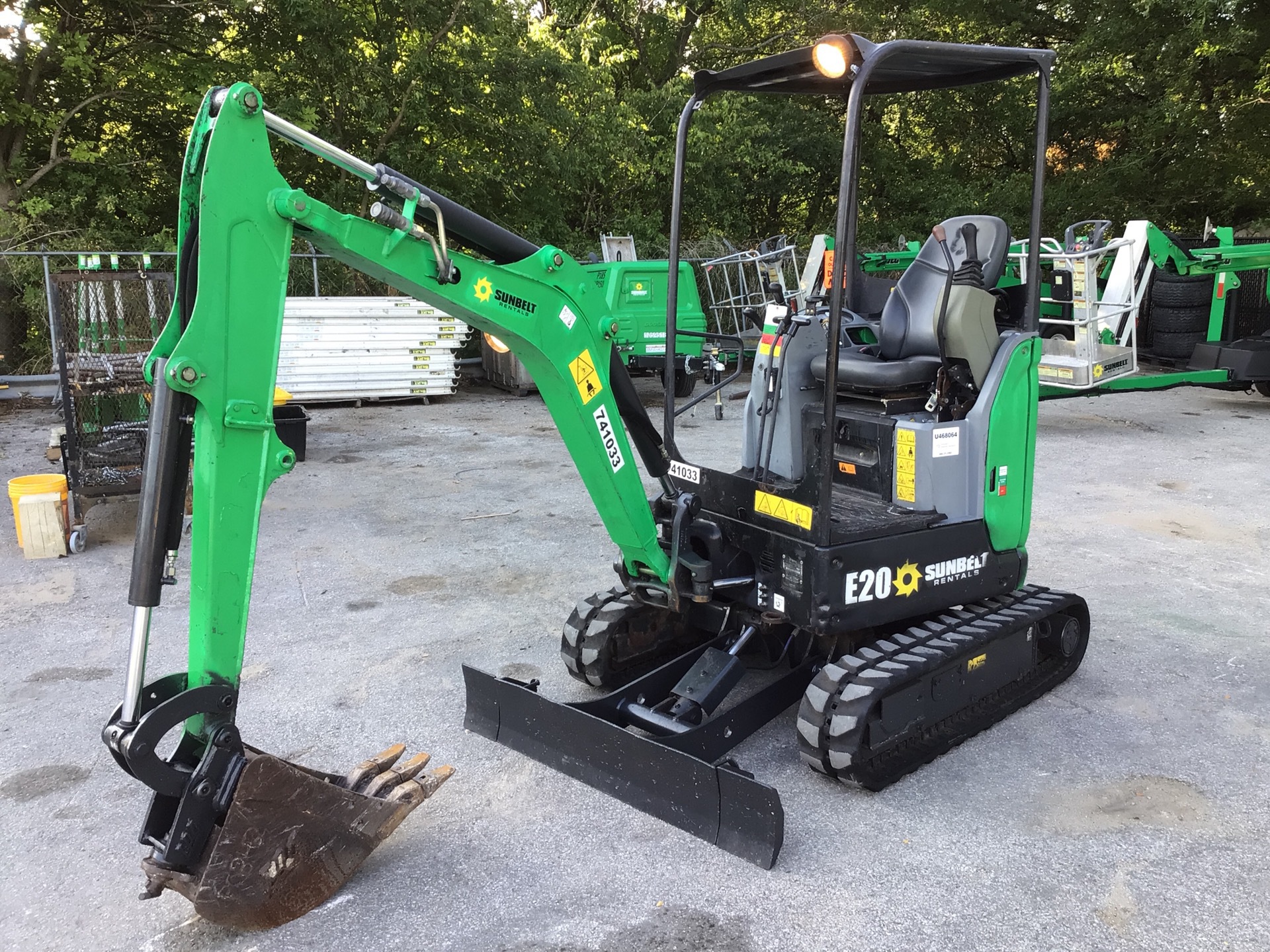 2015 Bobcat E20 Mini Excavator