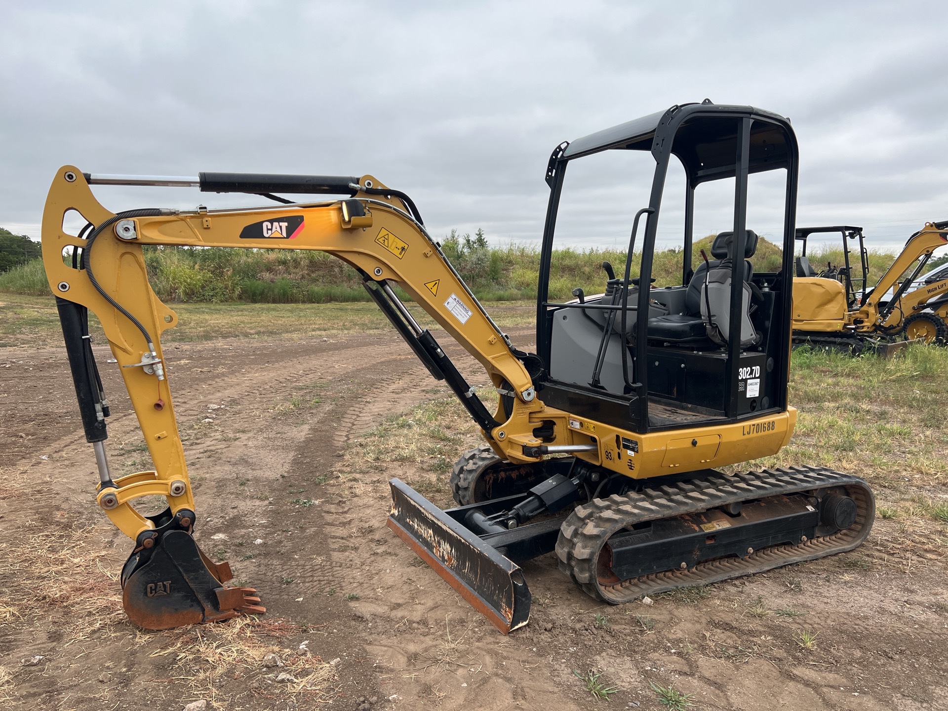 2018 Cat 302.7DCR Mini Excavator