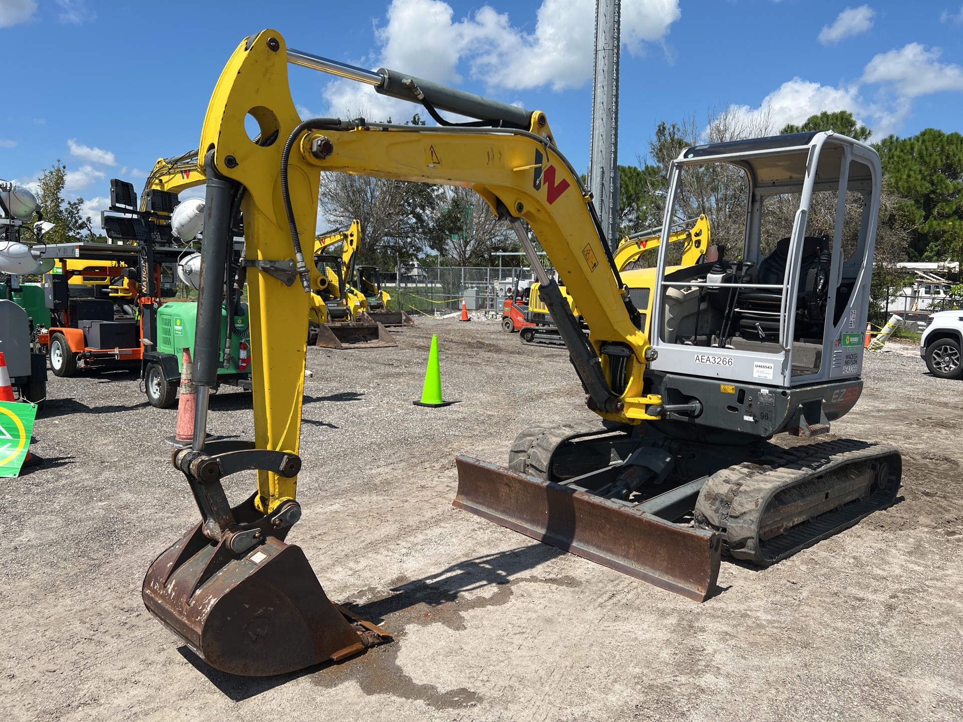 2017 Wacker Neuson EZ53 Mini Excavator