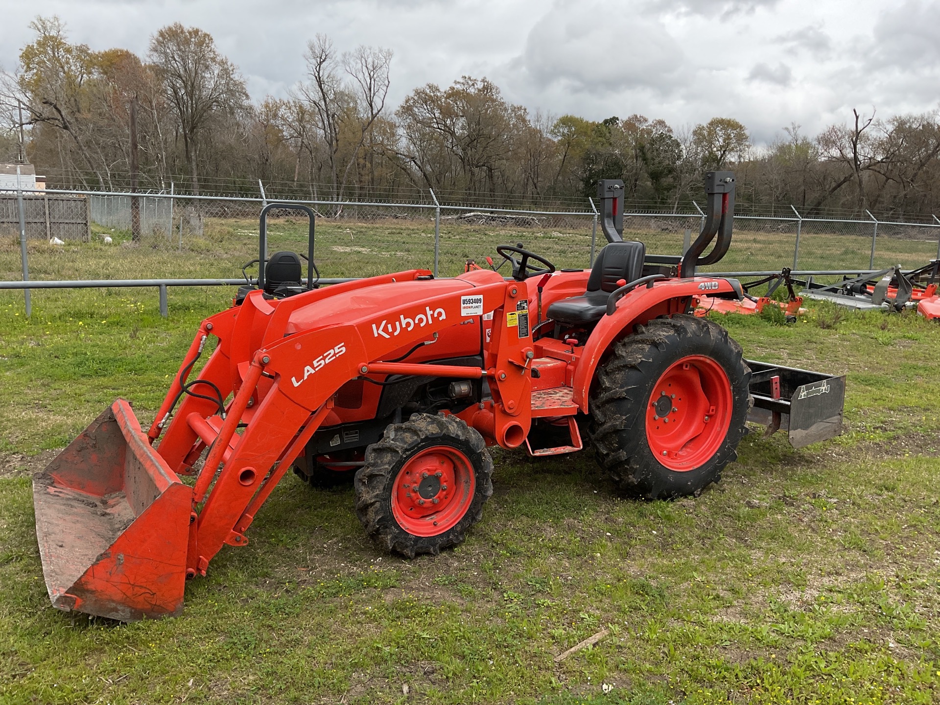 2019 Kubota L2501D 4WD Utility Tractor