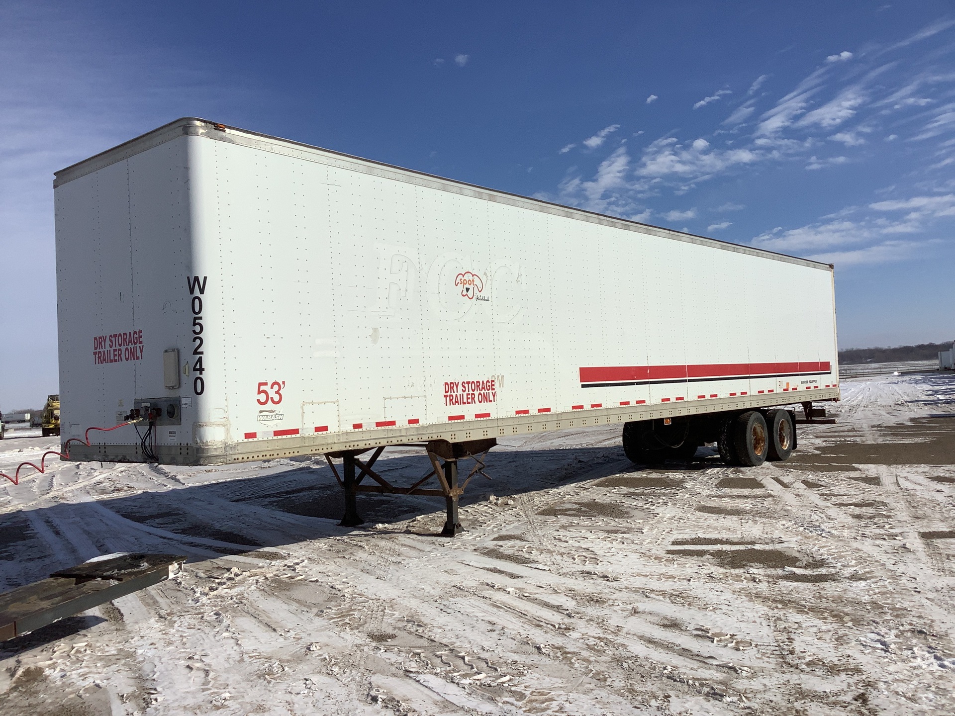 2006 Wabash DVLHHSA 68000 lb Van Trailer