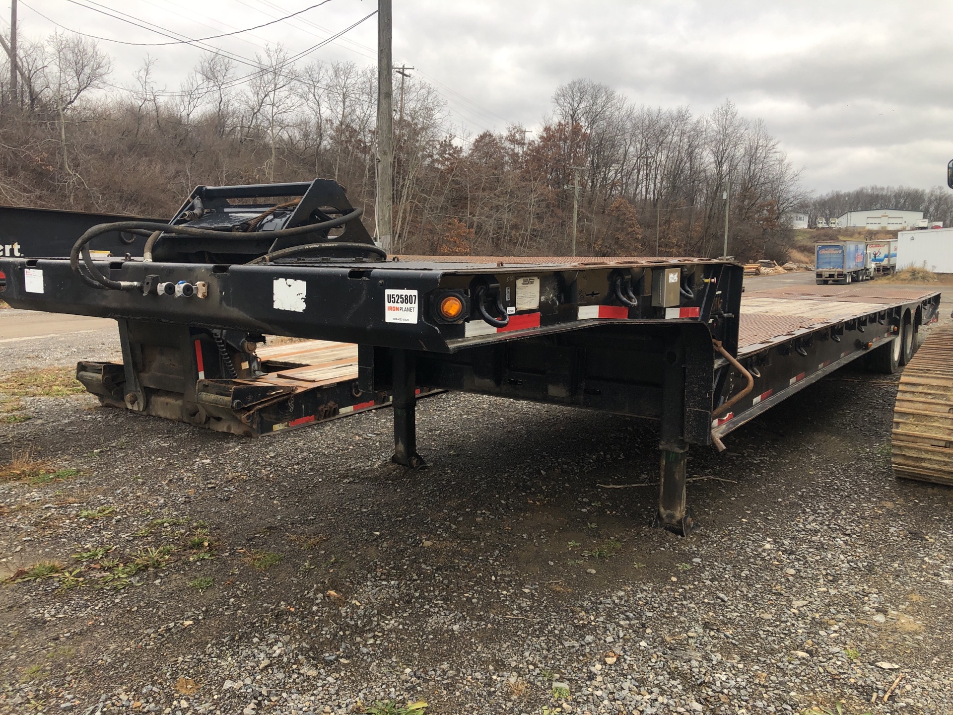 2009 Load King HFT 70RS 88900 lb T/A Hydraulic Tail Trailer