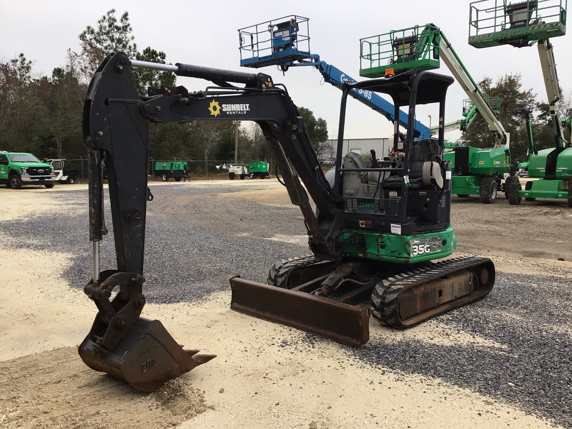 2016 John Deere 35G Mini Excavator