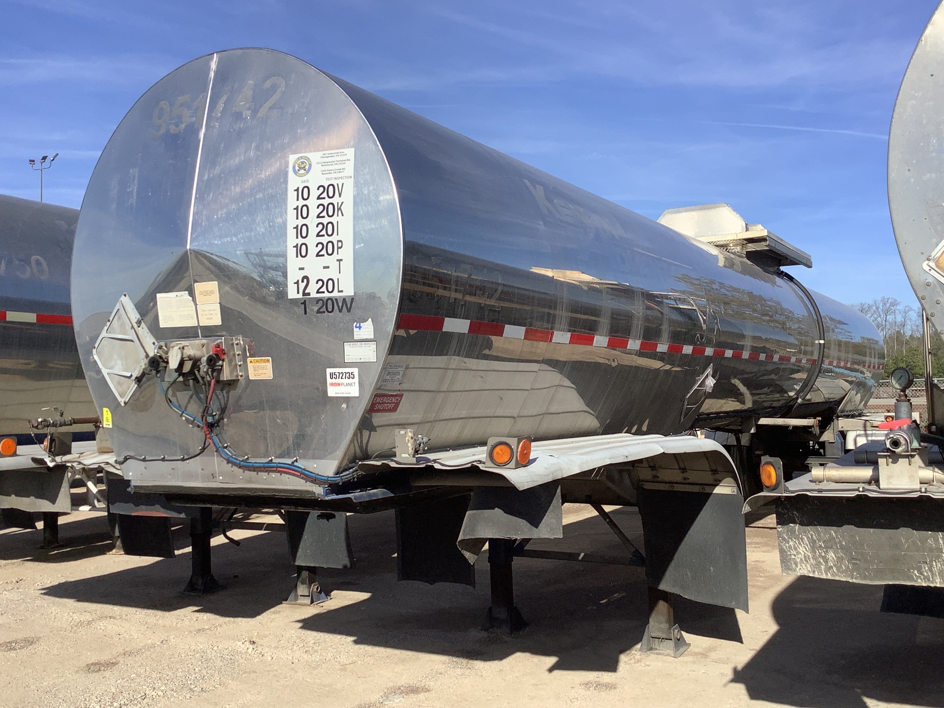 1975 Polar 5000 gal T/A Tanker Trailer