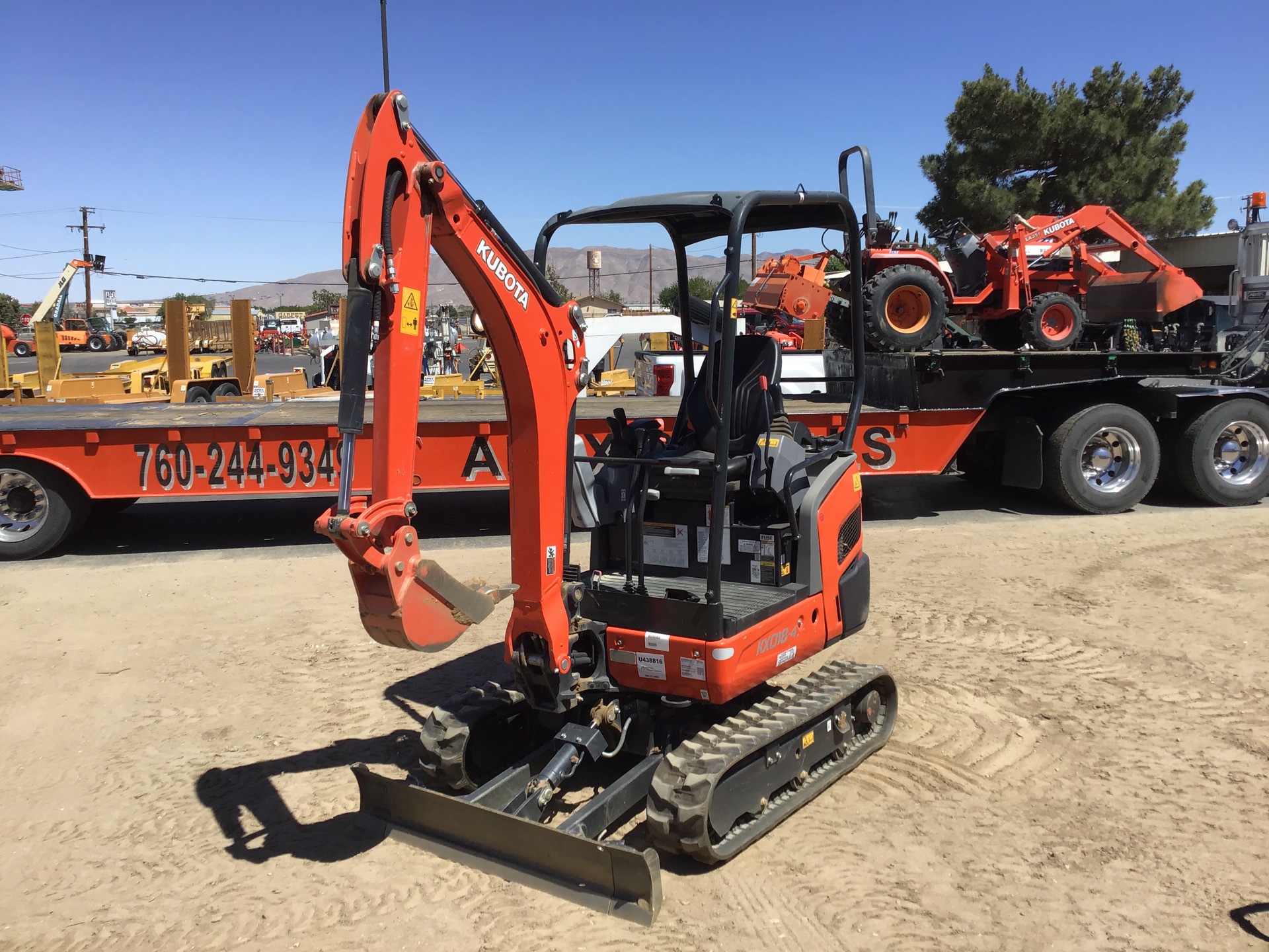 2019 Kubota KX018-4R1 Mini Excavator