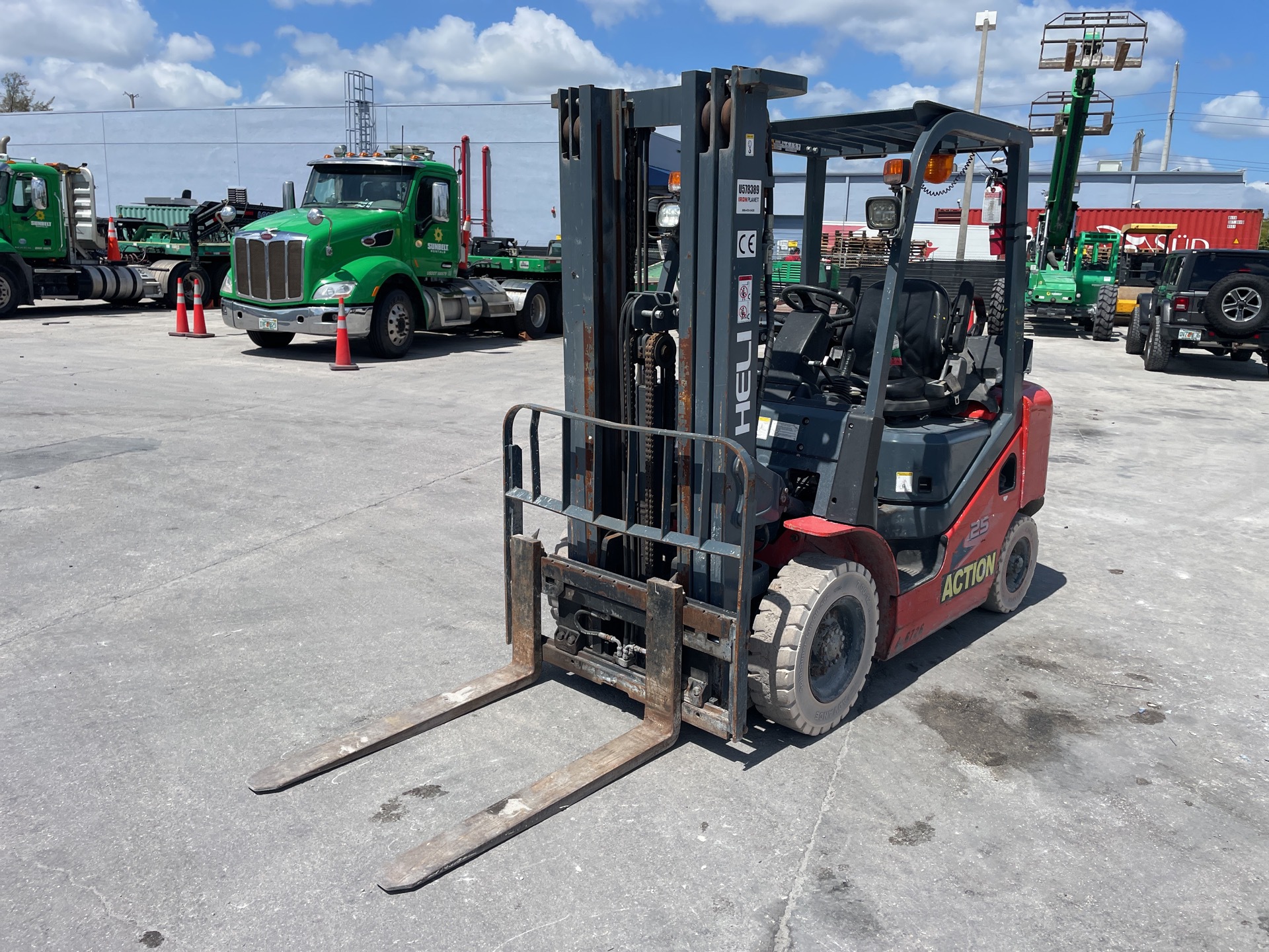 2019 Heli CPYD25 Pneumatic Tire Forklift