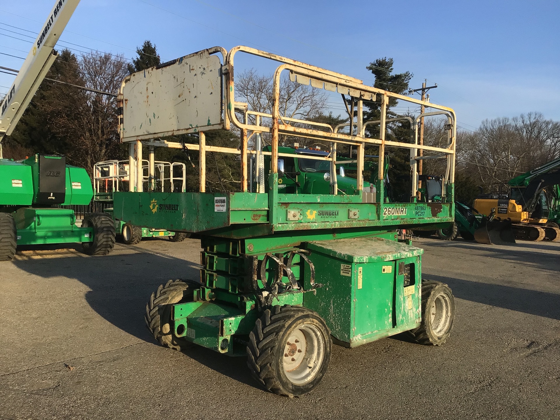 2012 JLG 260MRT Dual Fuel 4x4 Scissor Lift