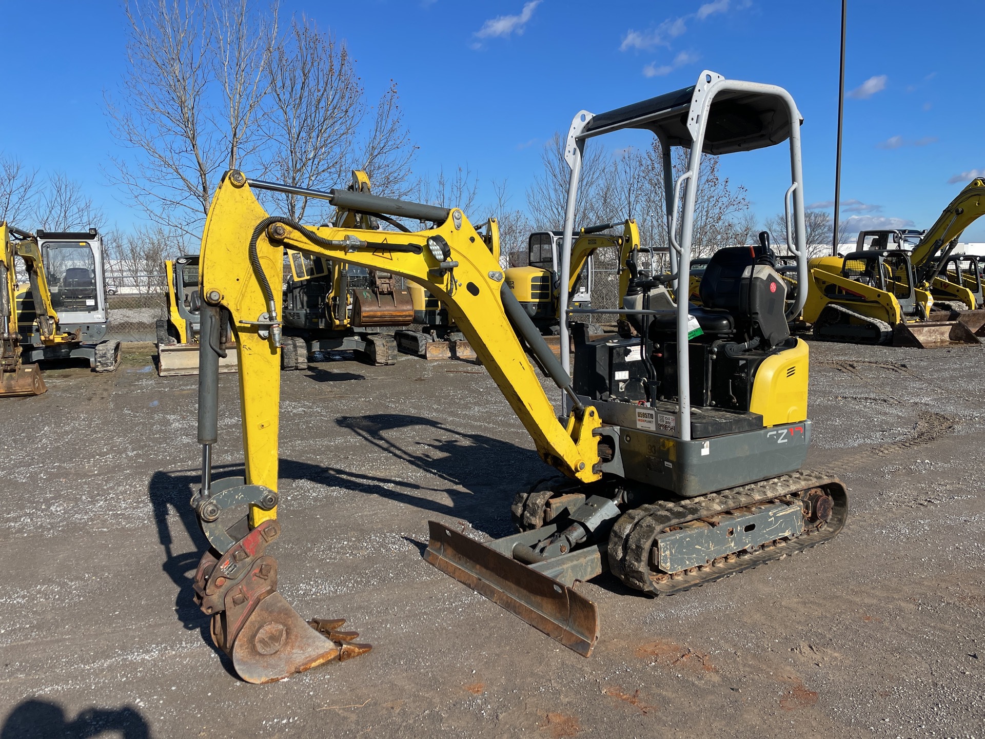 2017 Wacker Neuson EZ17 Mini Excavator