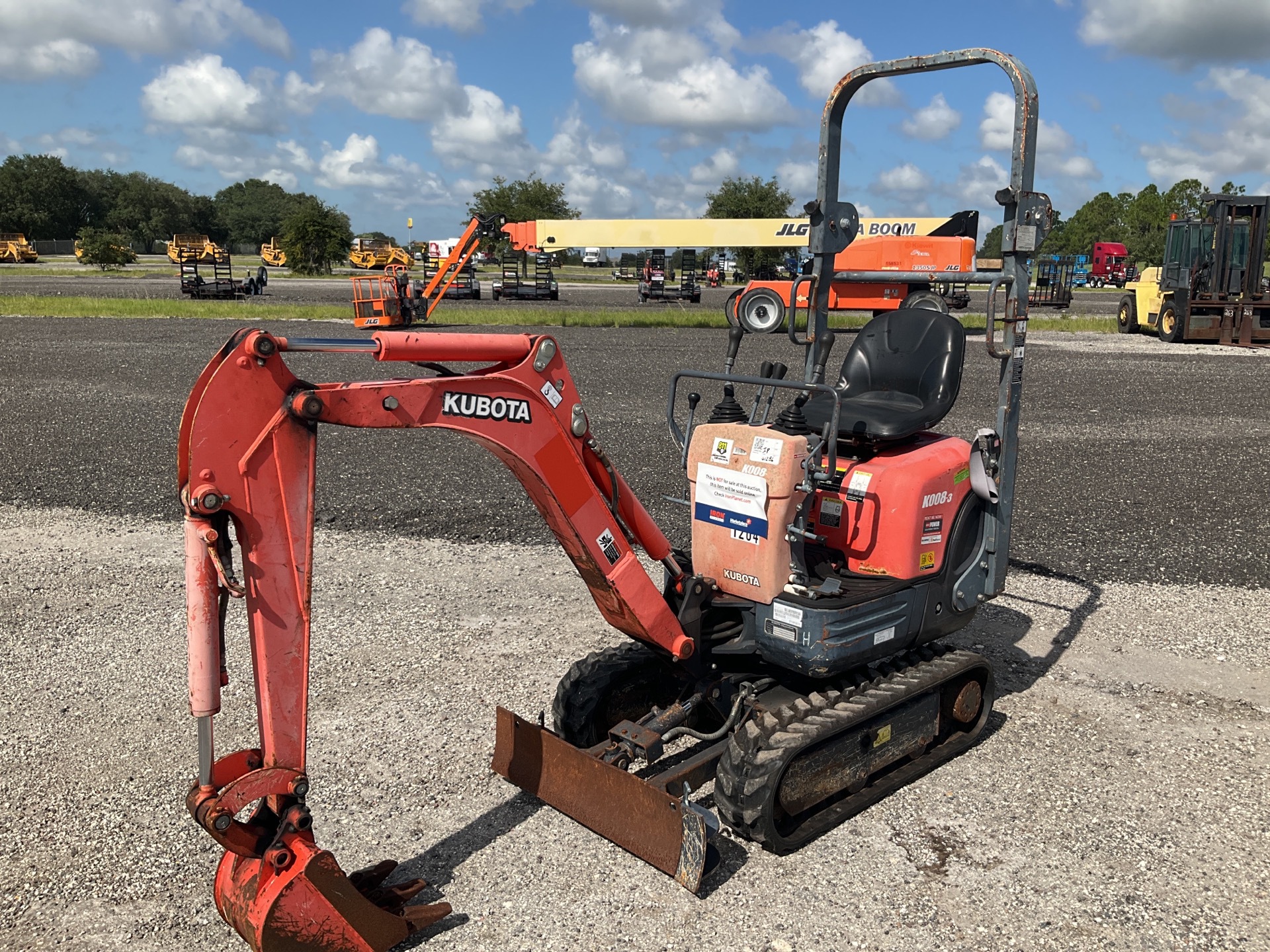 2016 Kubota K008-3 Mini Excavator