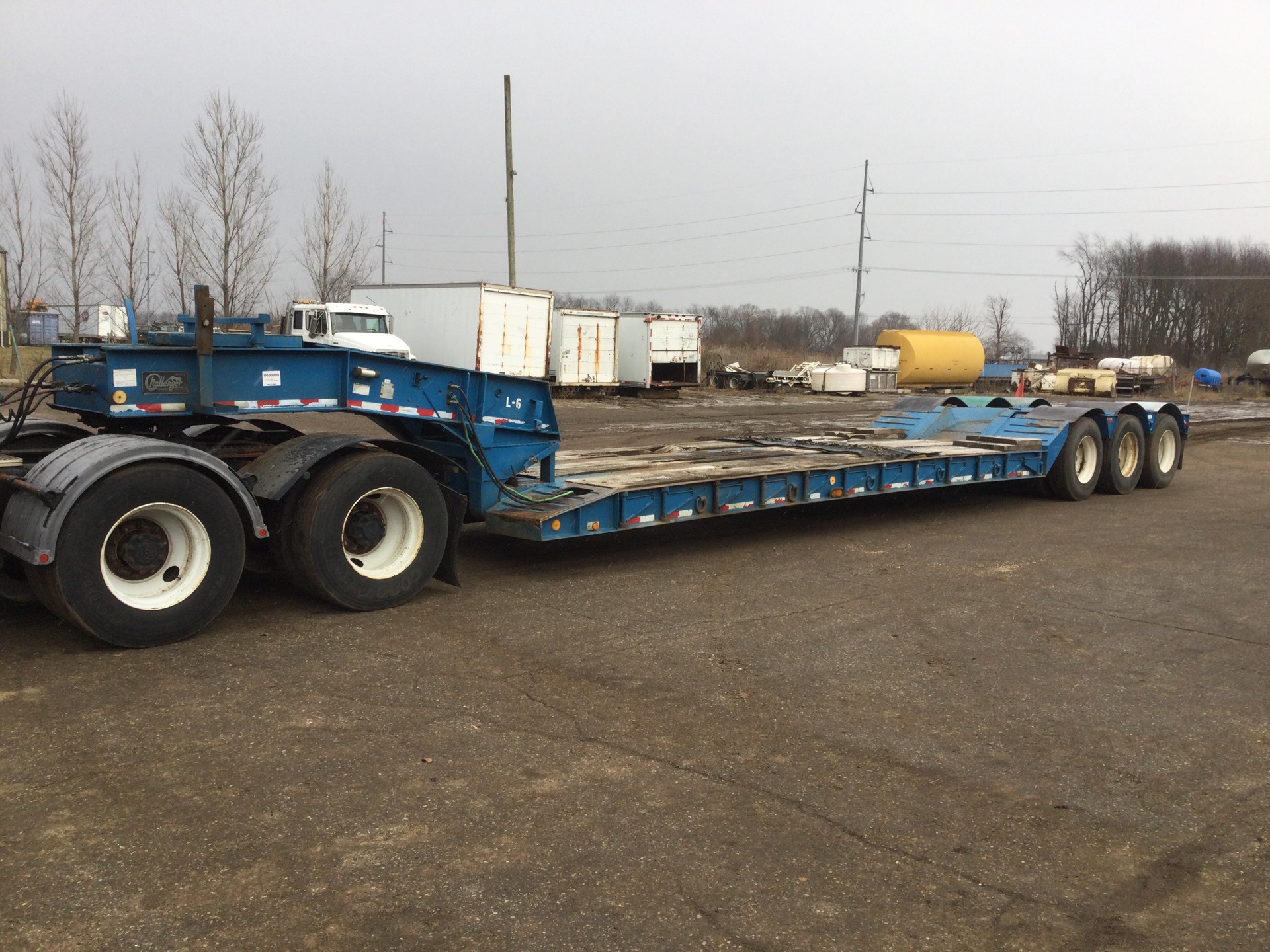 1998 Witzco Challenger RG-50 50 ton Tri/A Removable Gooseneck Lowboy Trailer