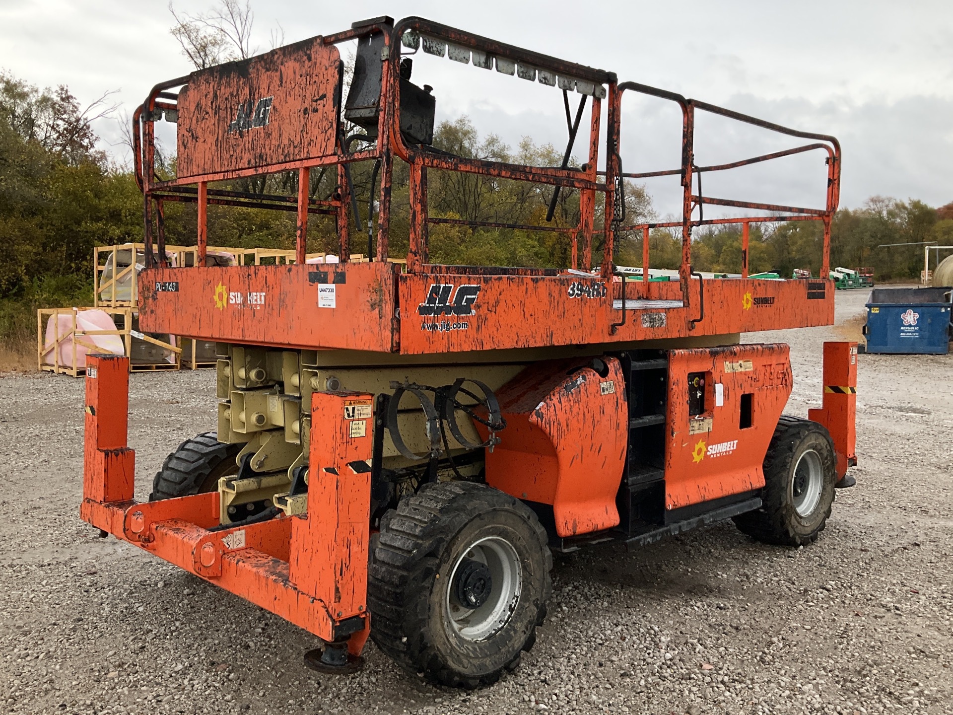 2013 JLG 3394RT Dual Fuel 4x4 Scissor Lift