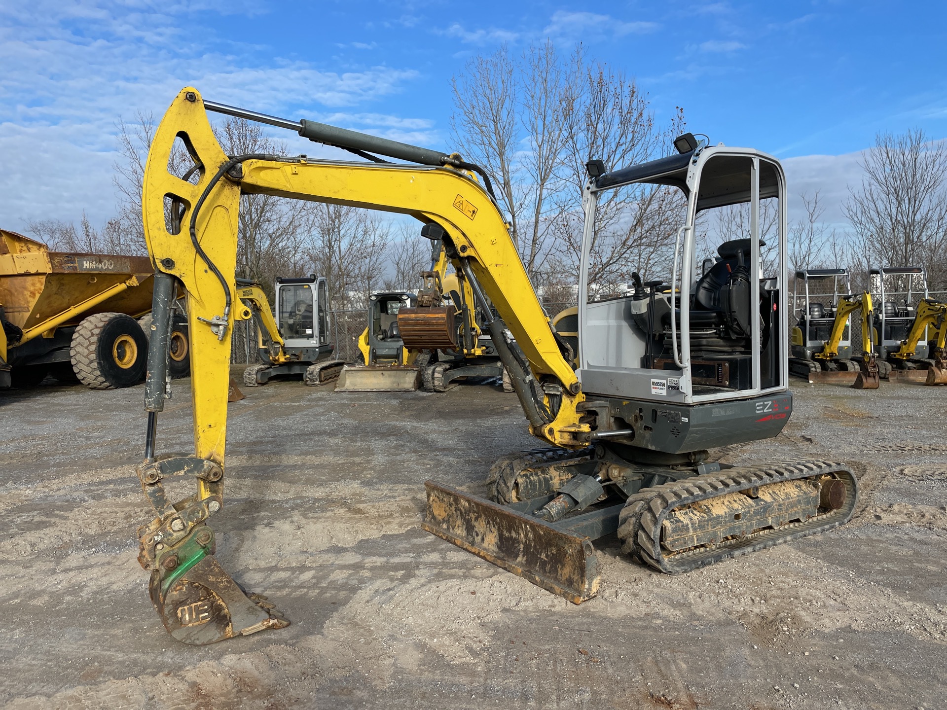 2017 Wacker Neuson EZ38 Mini Excavator