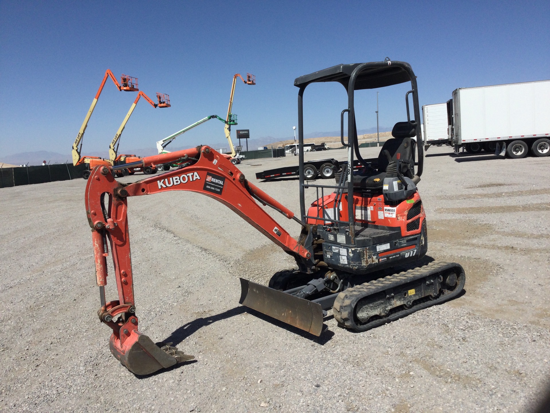 2017 Kubota U17 Mini Excavator