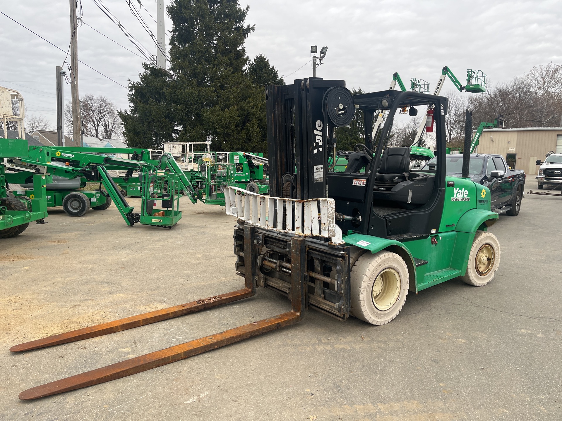 2015 Yale GP155VX 12900 lb Cushion Tire Forklift