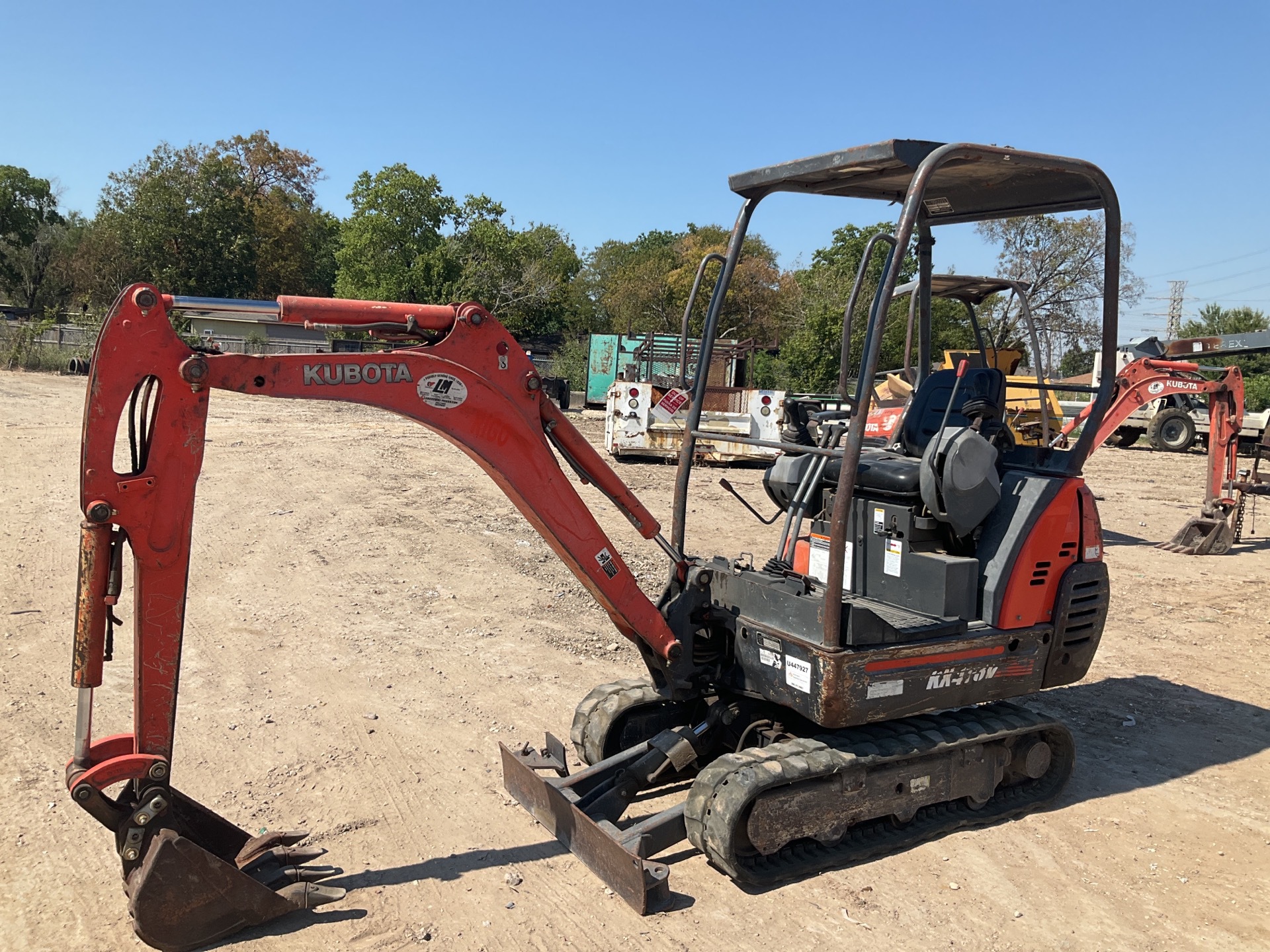 2012 Kubota KX41-3 Mini Excavator