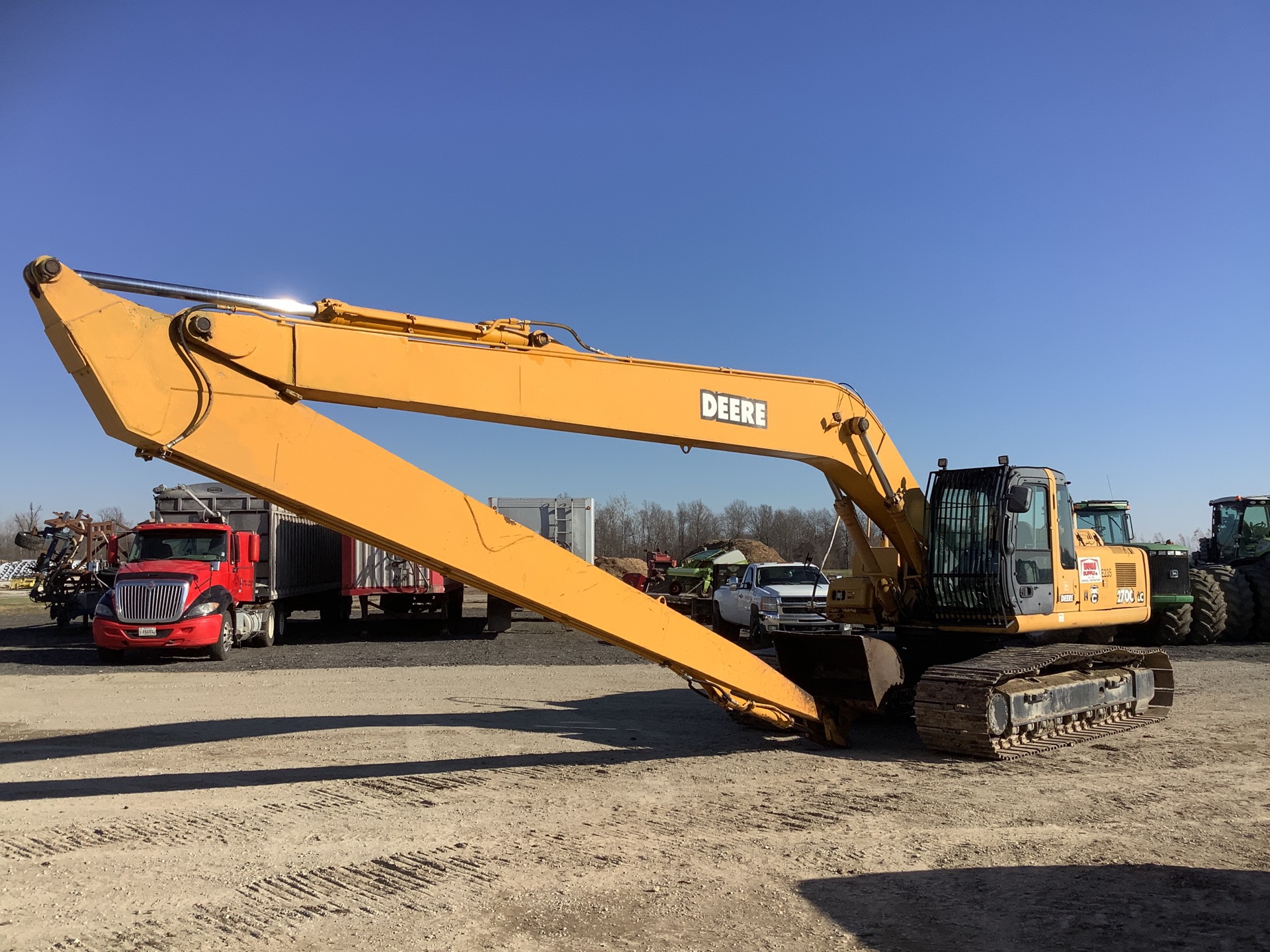 2002 John Deere 270C LC Long Reach Tracked Excavator