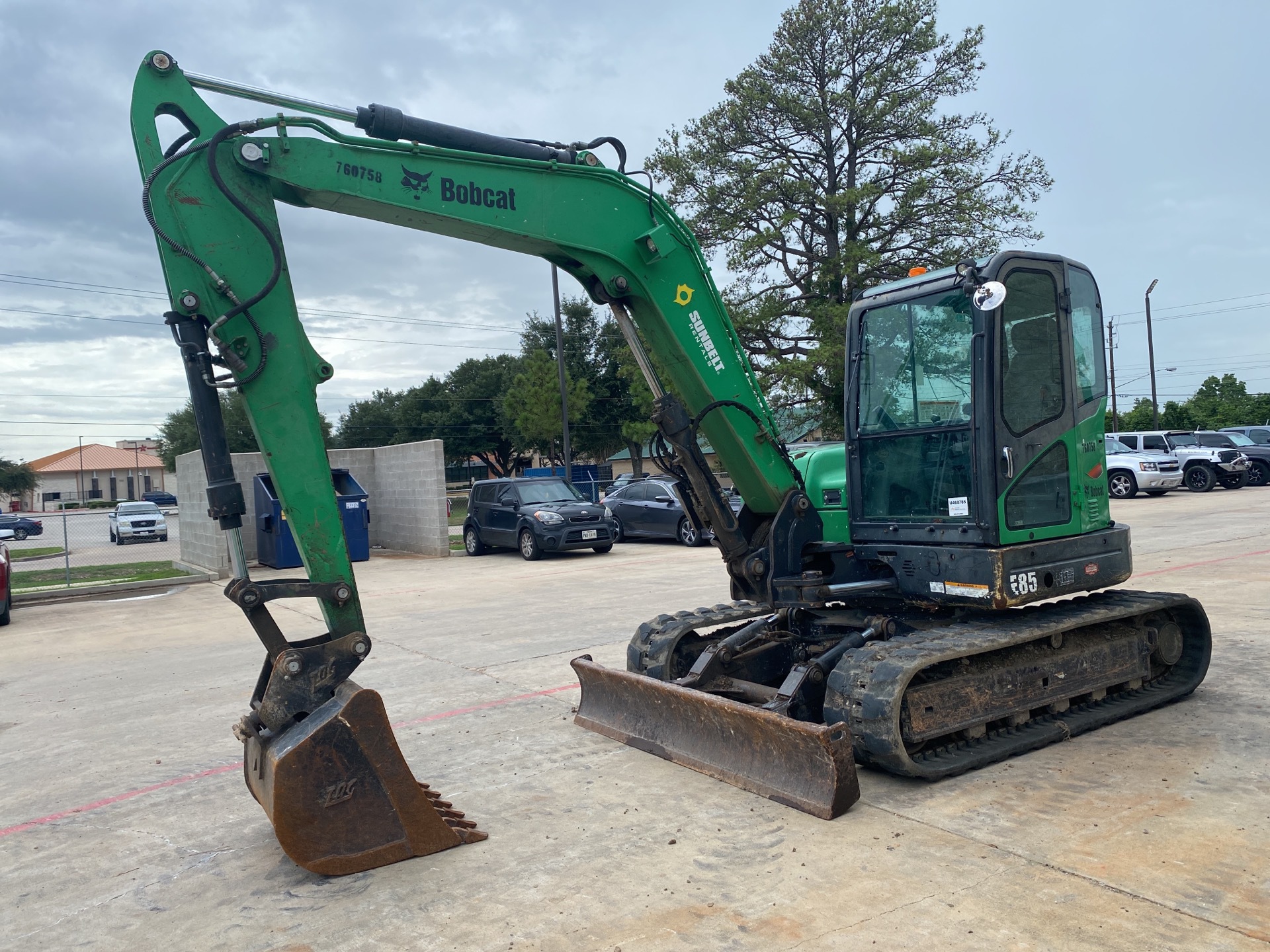 2015 Bobcat E85 Mini Excavator