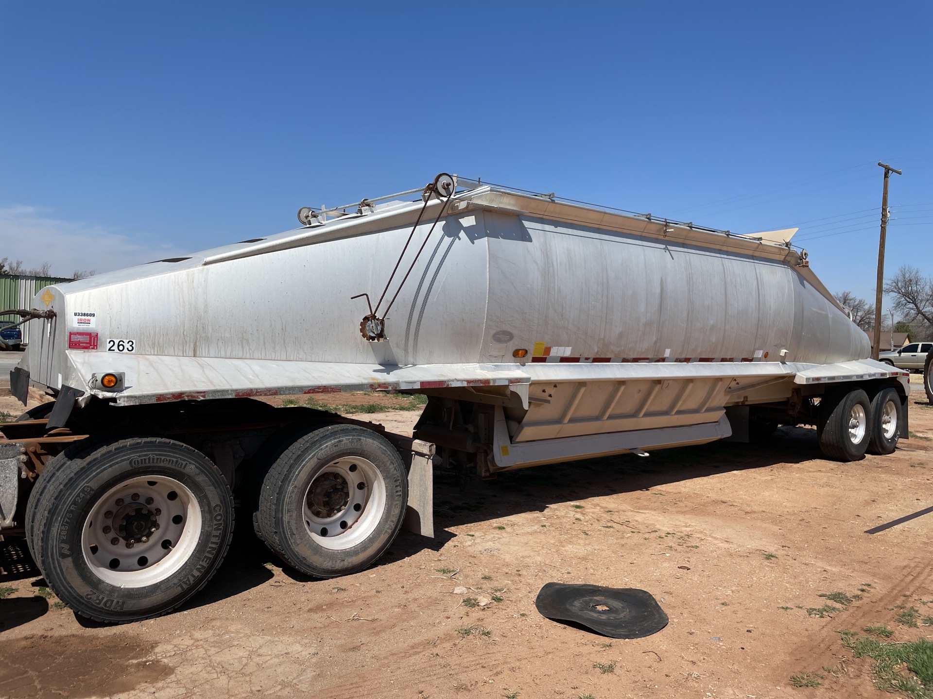 1997 Beall BABDS-24-1 T/A Aluminum Belly Dump Trailer