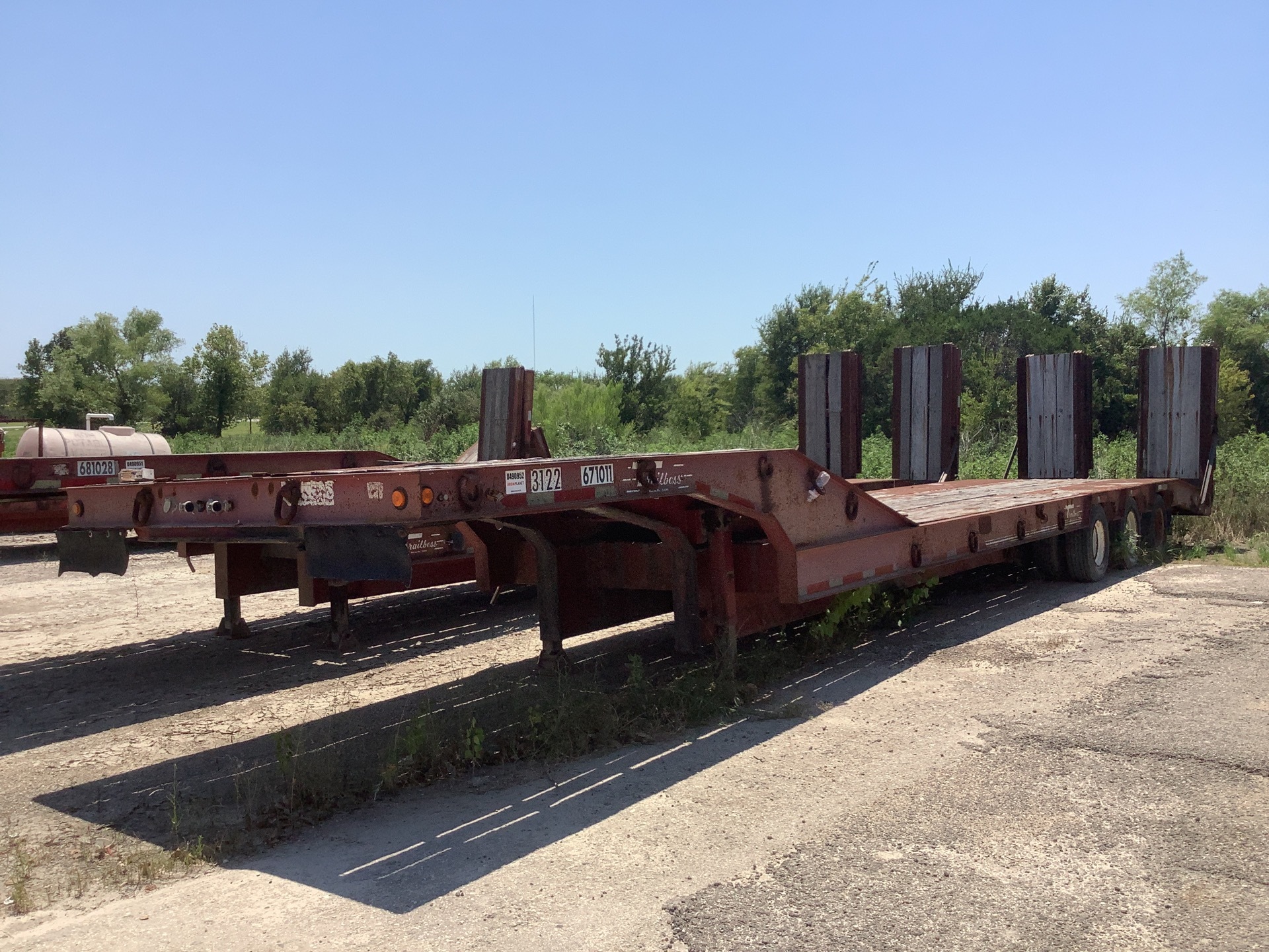 1998 Trailboss Tri/A Equipment Trailer