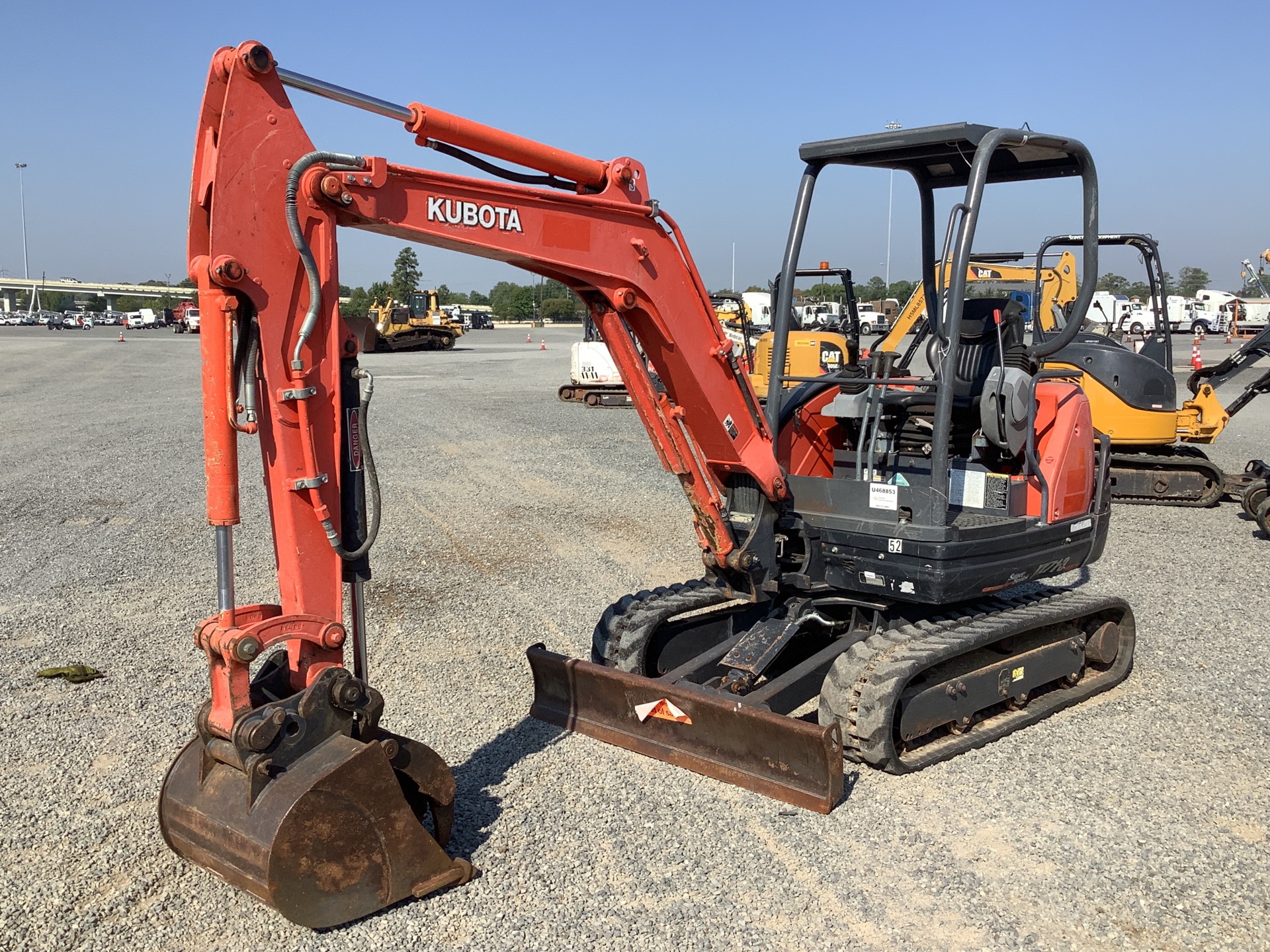 2016 Kubota KX71-3S Mini Excavator