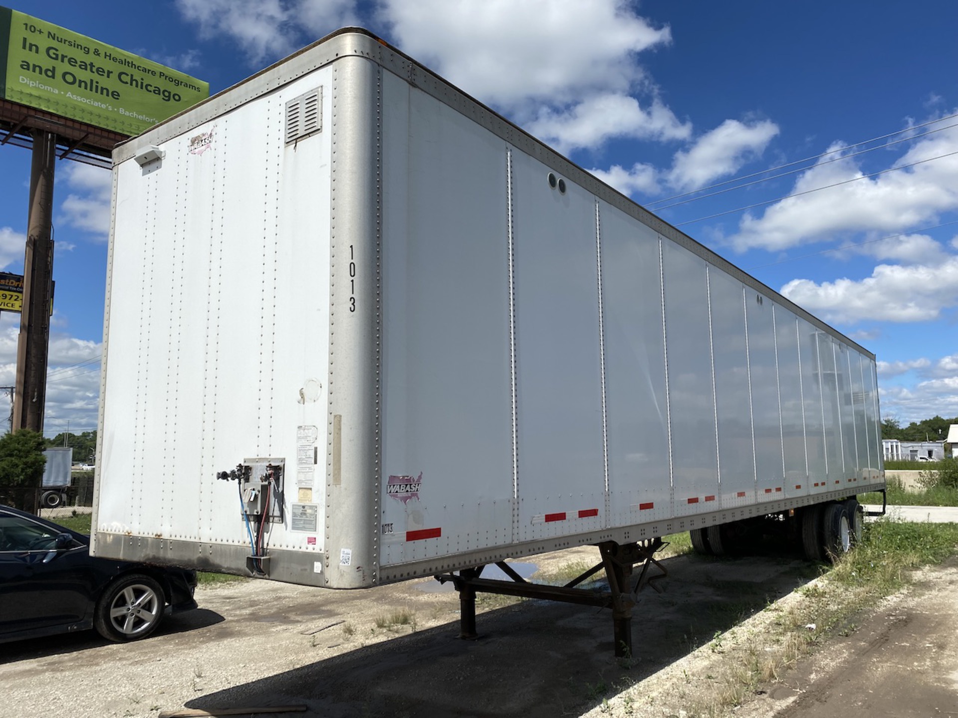 2015 Wabash DVLSHPC 53 ft x 102 in T/A Van Trailer