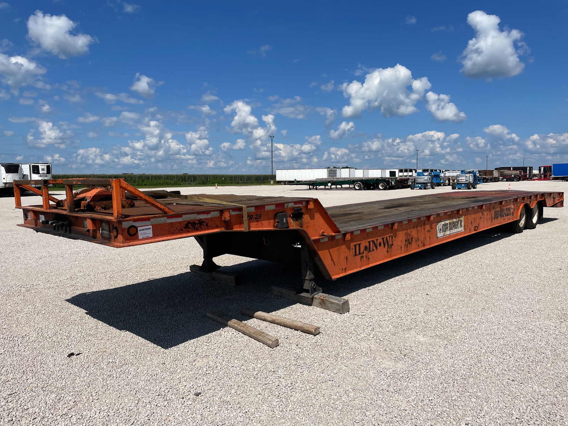 2007 Trail Eze TE70HT50 T/A Hydraulic Tail Trailer