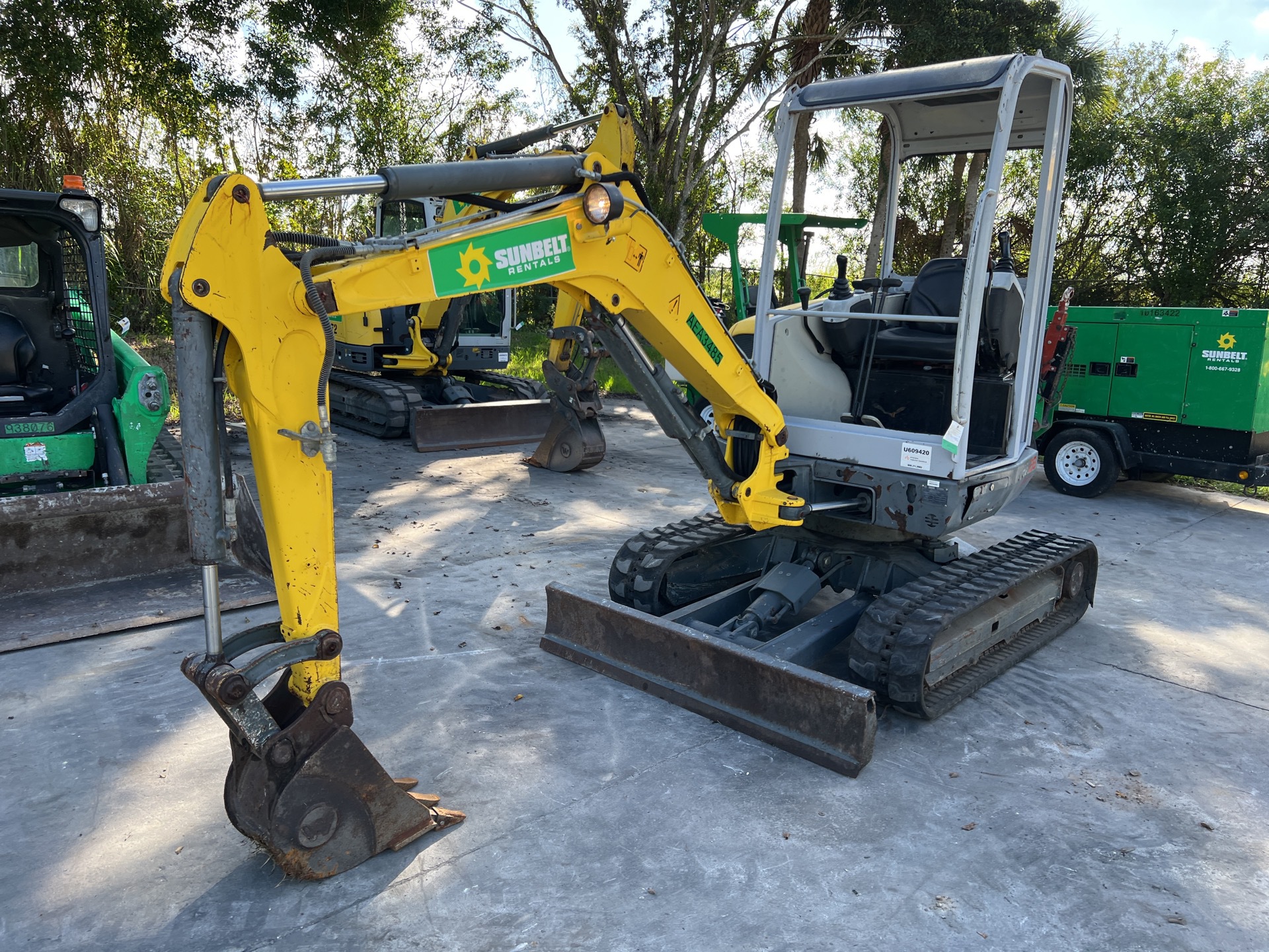 2017 Wacker Neuson EZ28 Mini Excavator