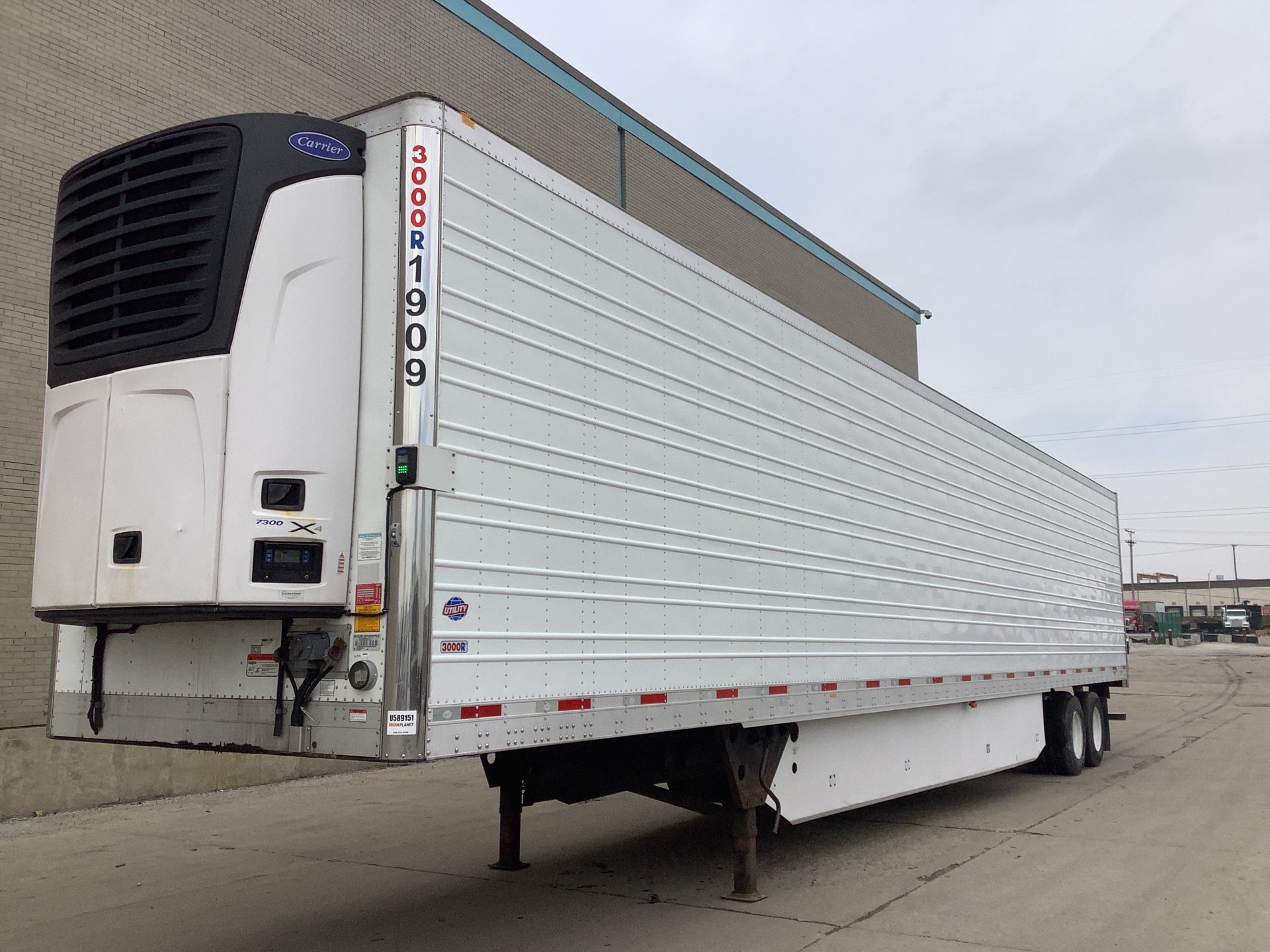 2019 Utility VS2RA 53 ft T/A Refrigerated Trailer