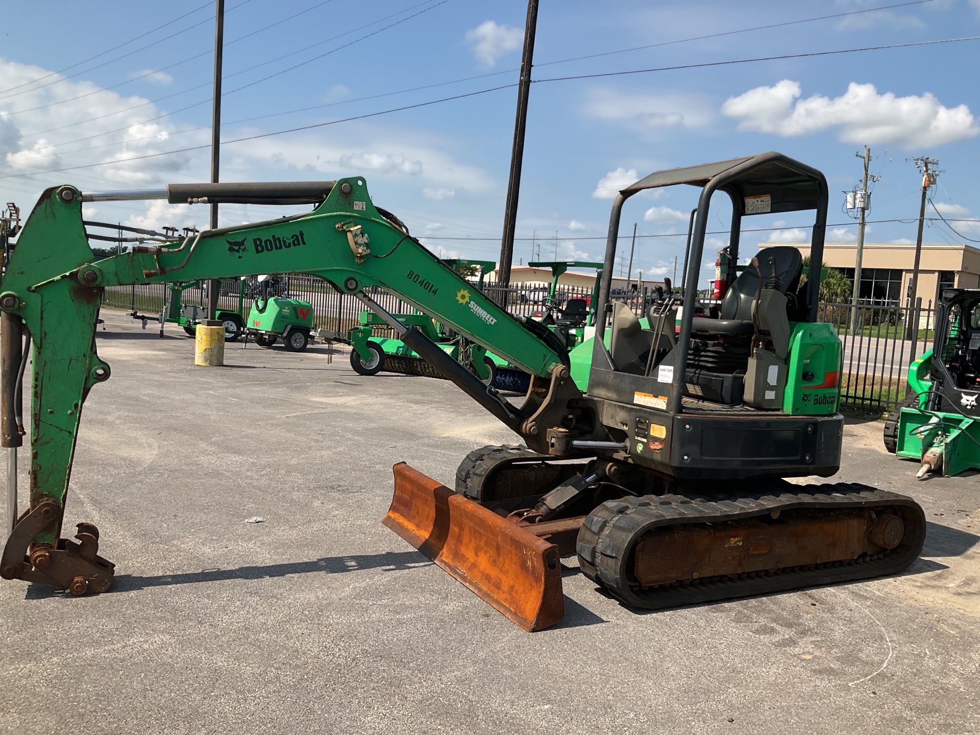 2015 Bobcat E45 Mini Excavator