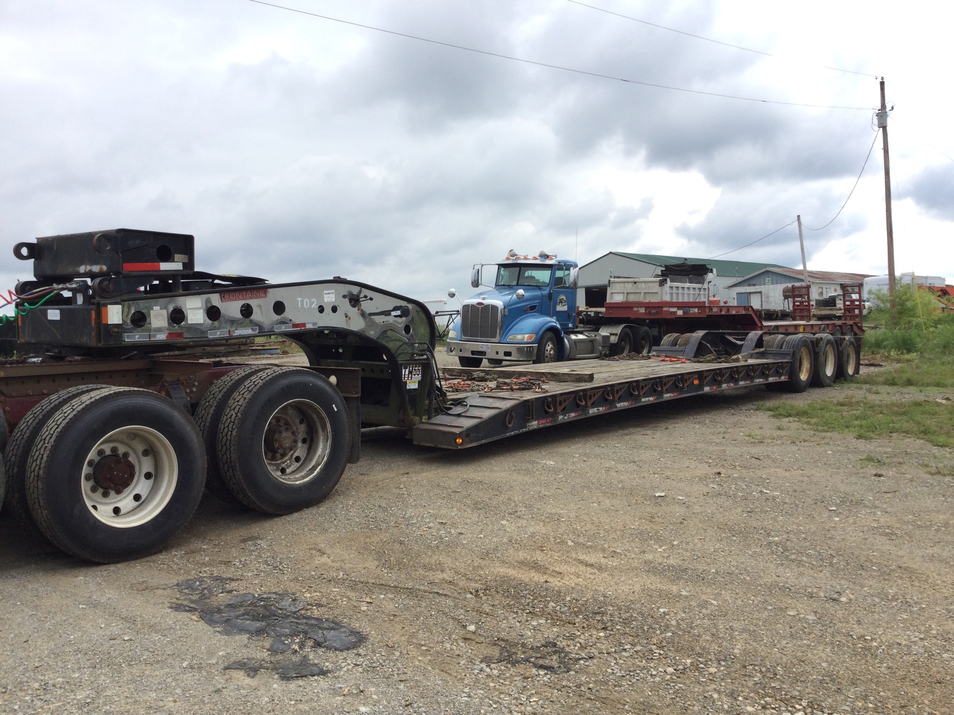 2007 Fontaine TH55 26 41 ft x 102 in Lowboy Trailer