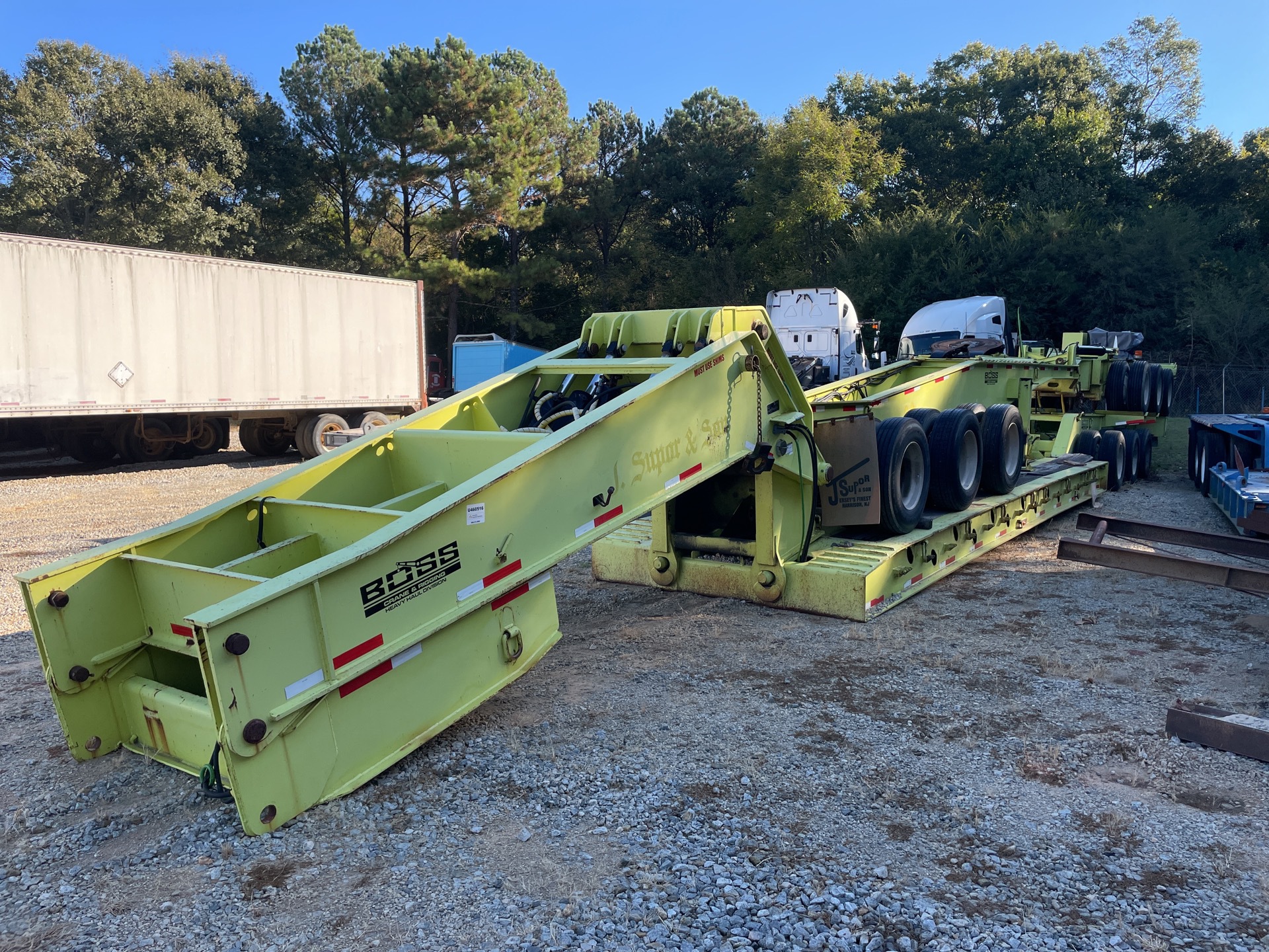 1999 Talbert T6DW-75-HRG-RA-T1-WC3/3 75 ton  29.5 ft  36 Wheel Lowboy Trailer