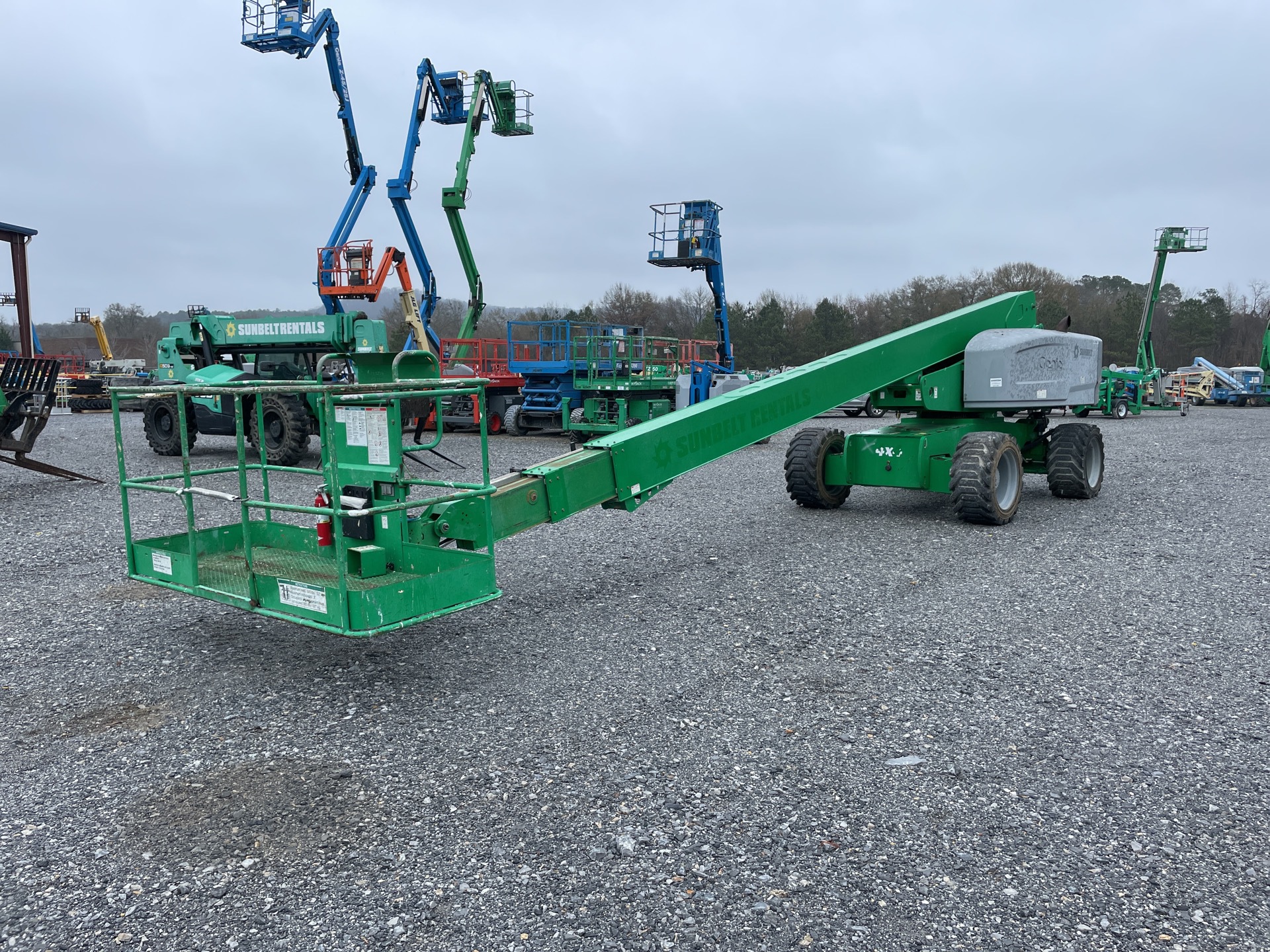 2014 Genie S-80X 4WD Diesel Telescopic Boom Lift