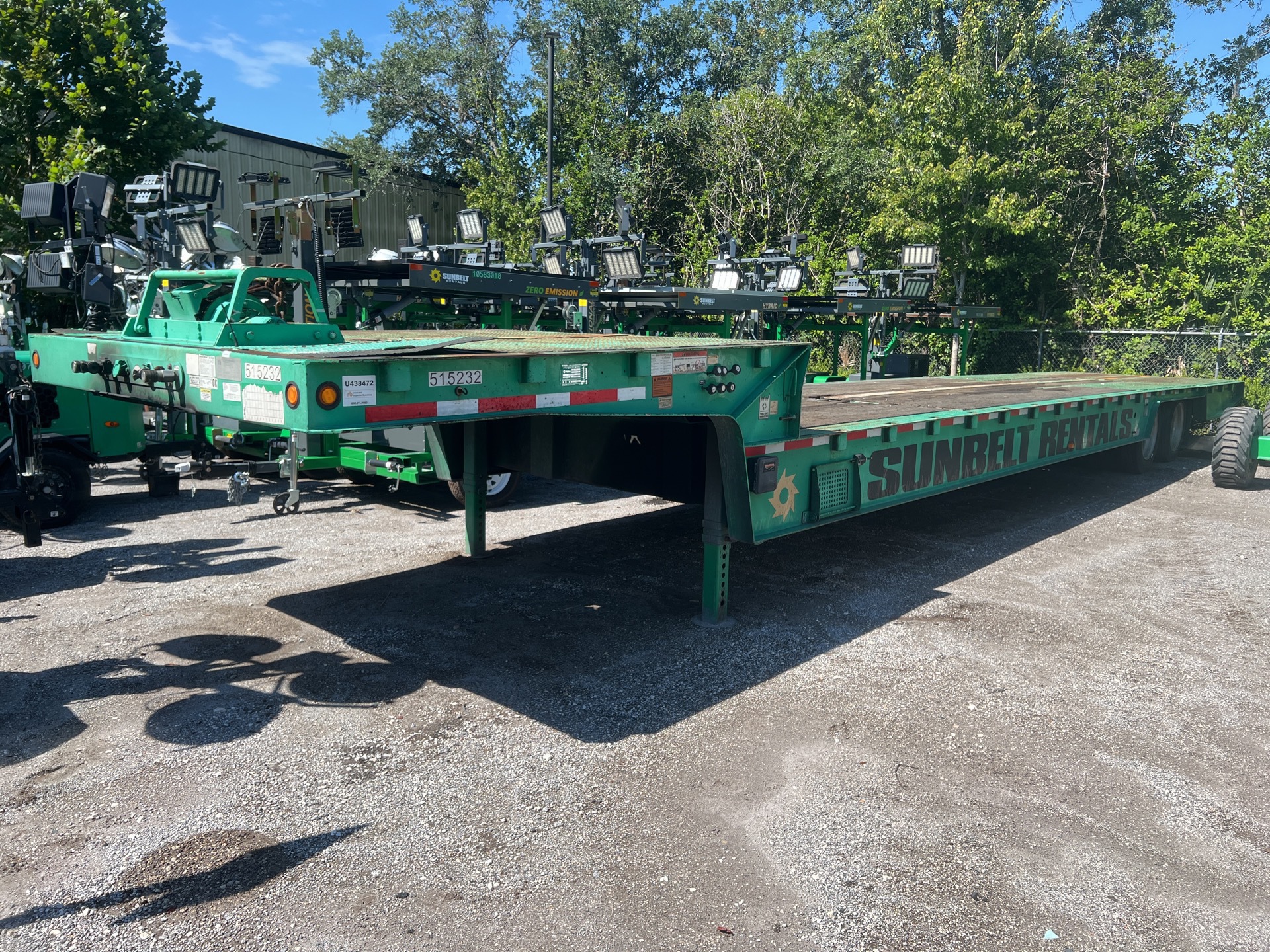 2013 Trail King TK70HT-482 46 ft Hydraulic Tail Trailer