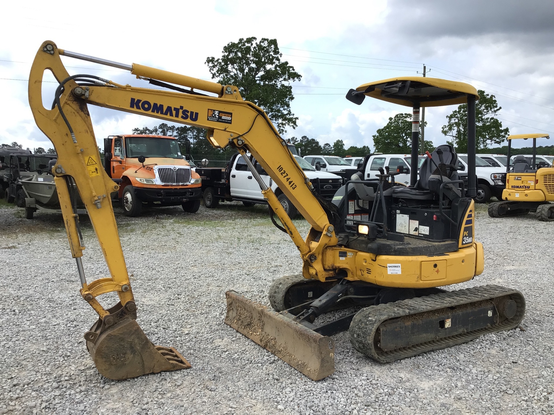 2019 Komatsu PC35MR-5 Mini Excavator