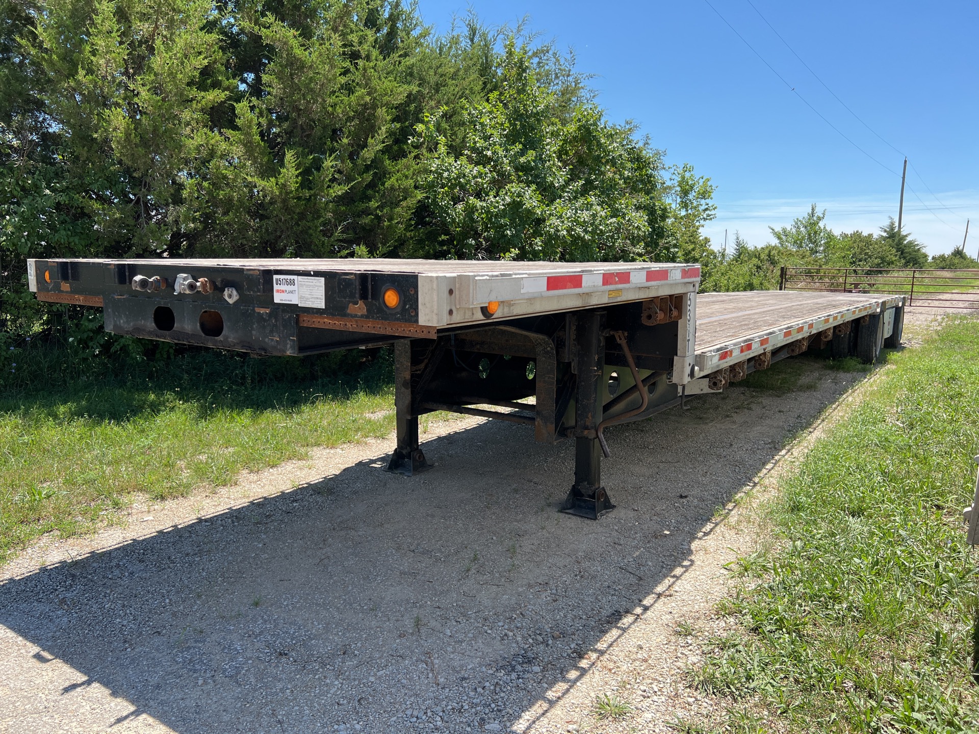 2007 Doonan 482DB14MV 90000 lb 48 ft T/A Single Drop Step Deck Trailer