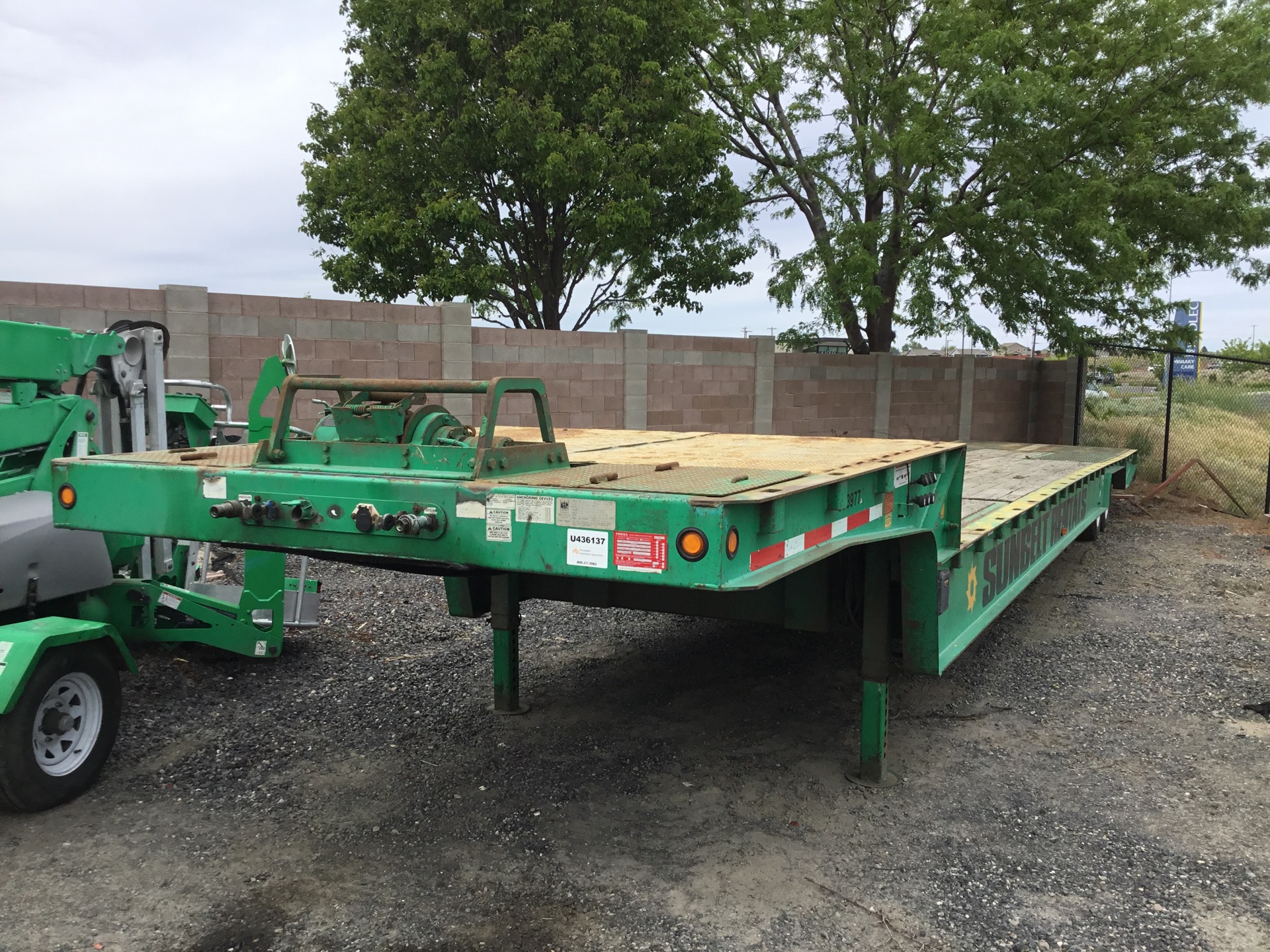 2013 Trail King TK70HT-482 43 ft T/A Hydraulic Tail Trailer