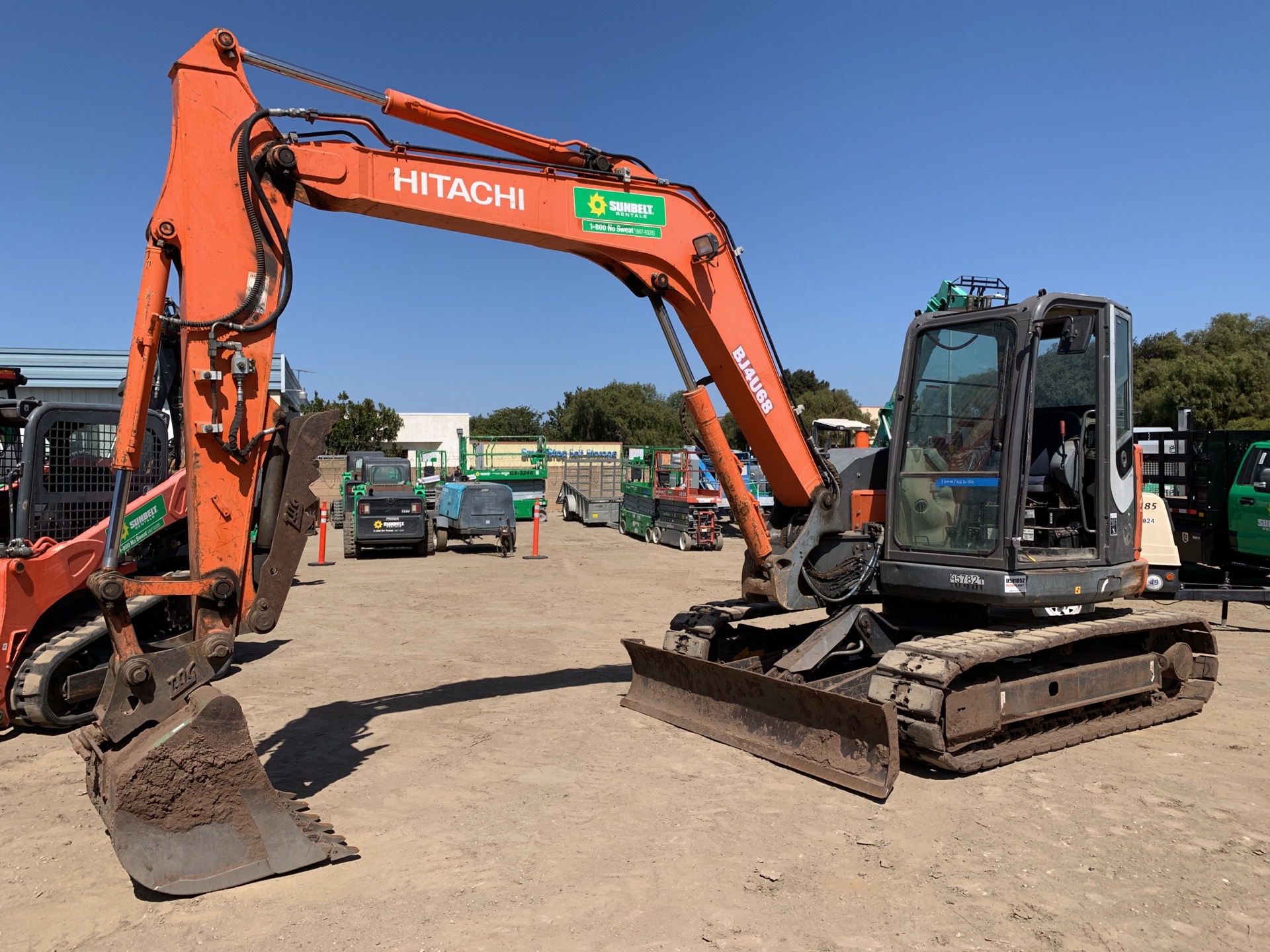 2014 Hitachi ZX85USB-3 Mini Excavator