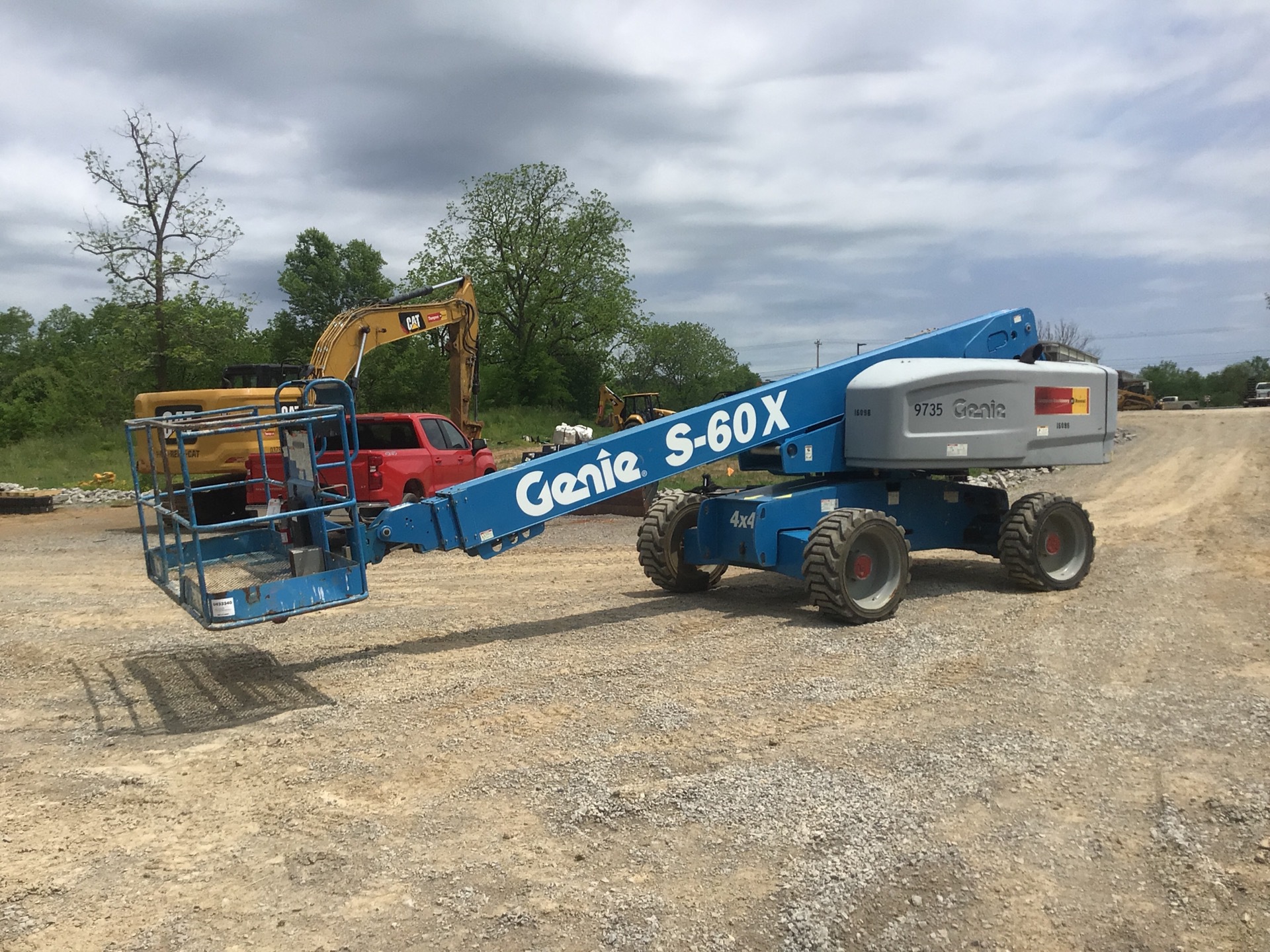 2015 Genie S-60X 4WD Diesel Telescopic Boom Lift