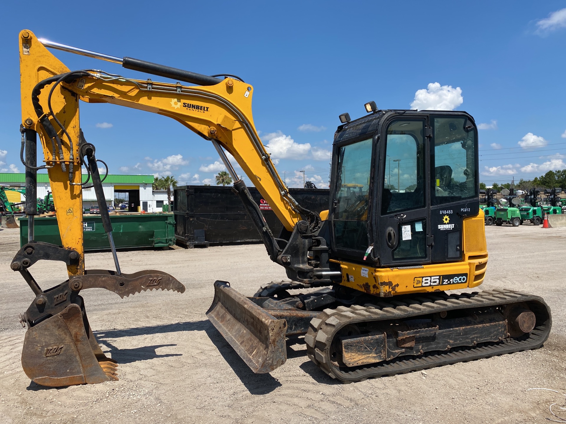 2016 JCB 85Z-1 Mini Excavator