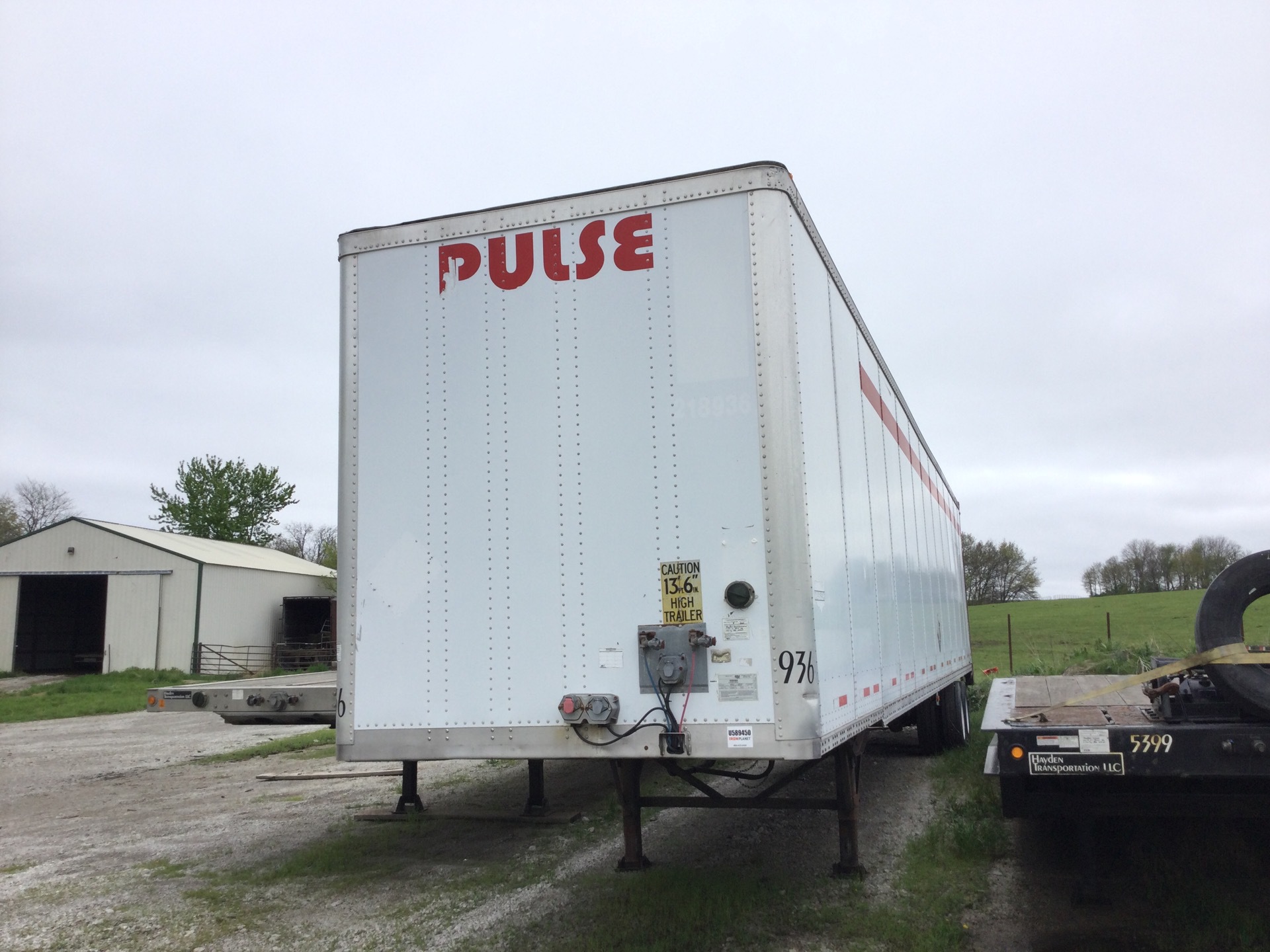 2007 Wabash DVCVHPC 53 ft T/A Van Trailer