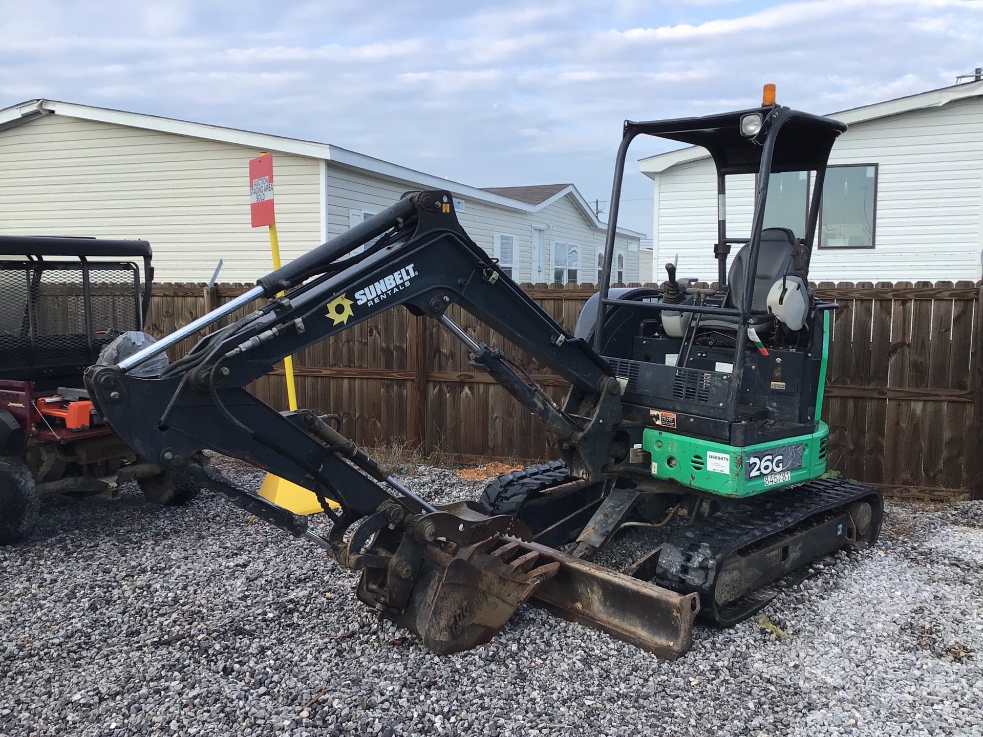 2016 John Deere 26G Mini Excavator