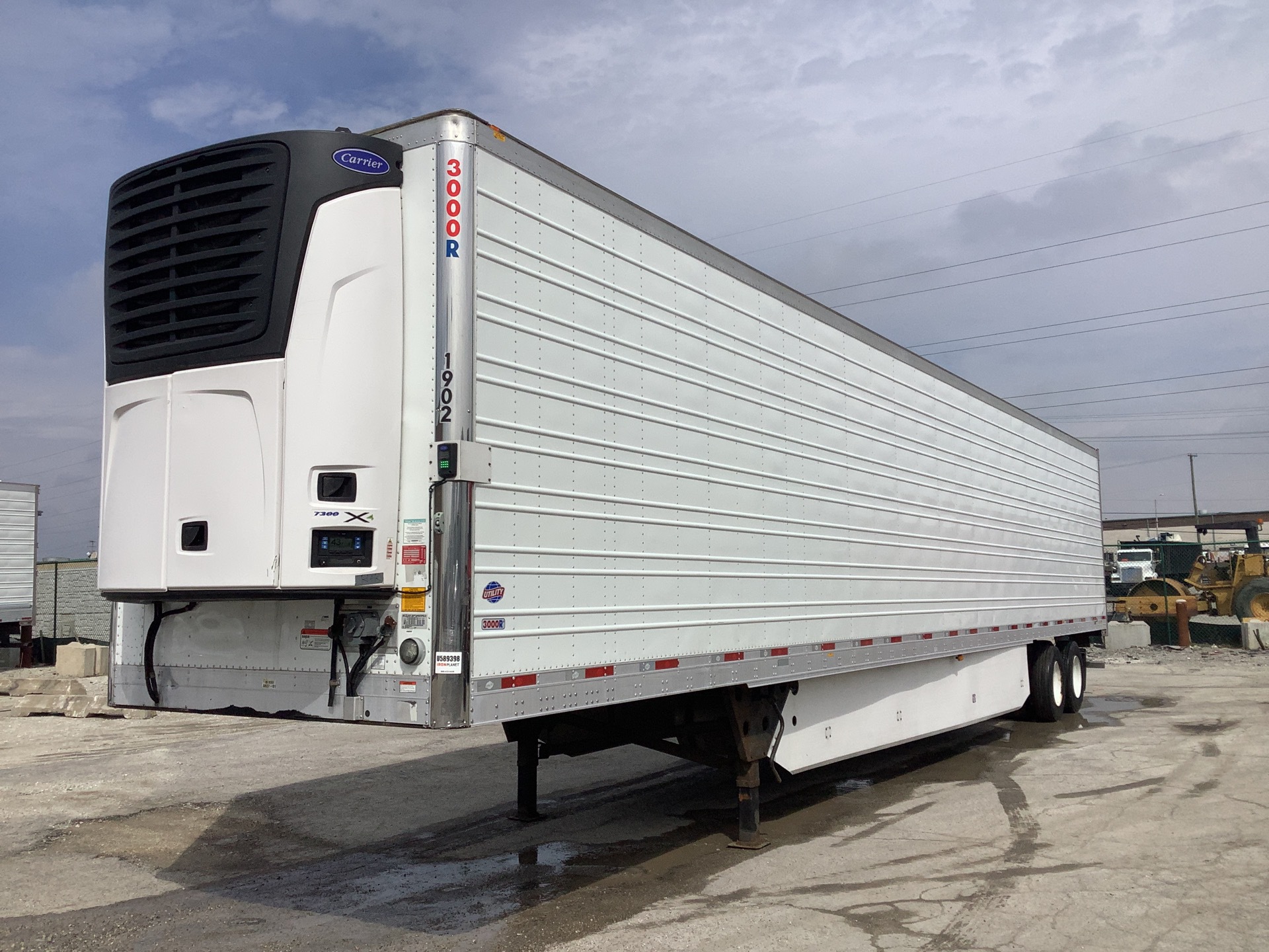 2019 Utility VS2RA 53 ft T/A Refrigerated Trailer