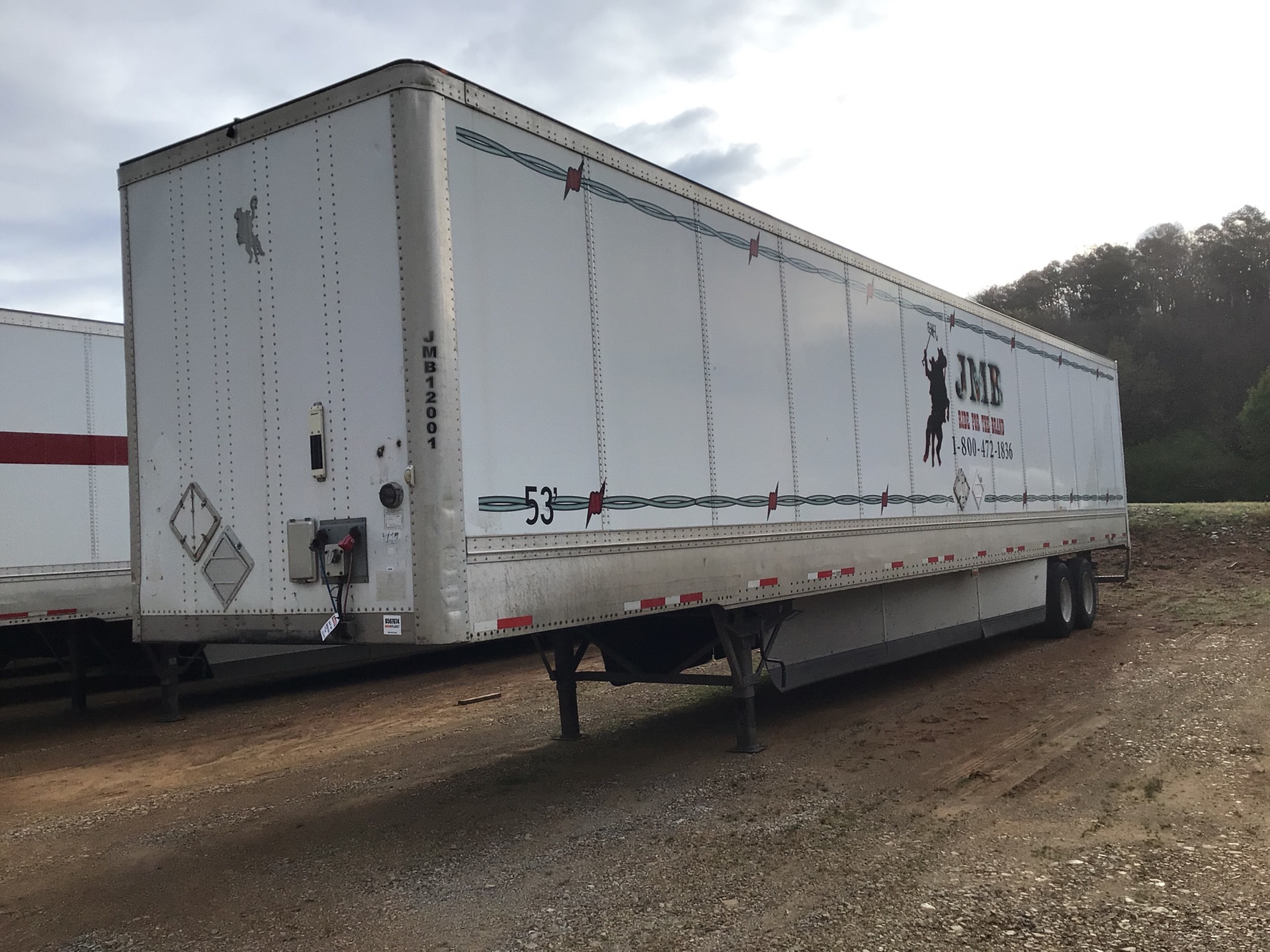 2012 Wabash 53 ft Van Trailer