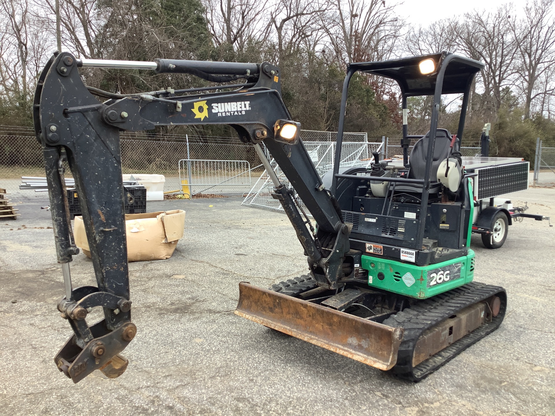 2015 John Deere 26G Mini Excavator