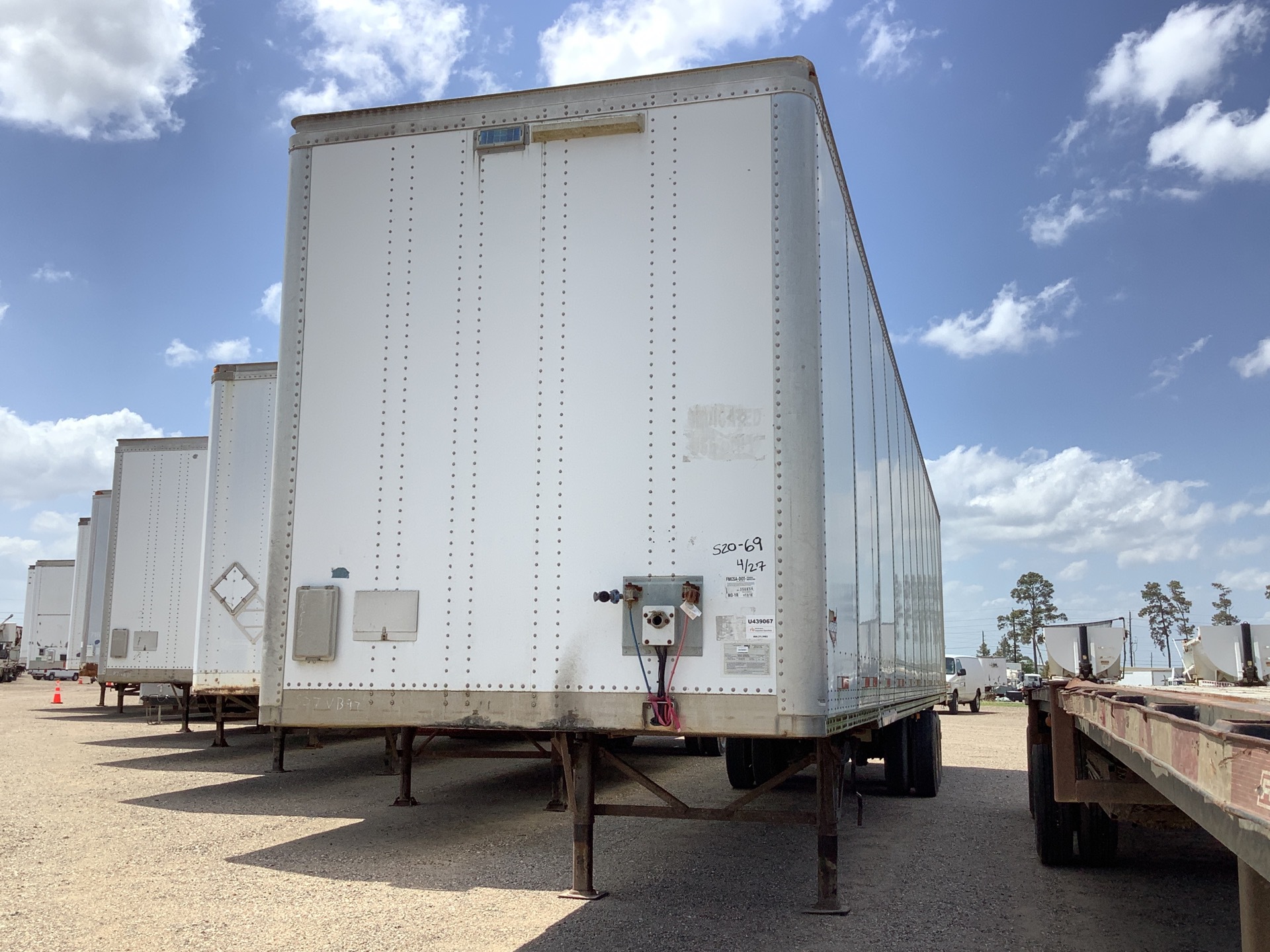 2008 Wabash DVCVHPC 53 ft T/A 53 Ft Van Trailer