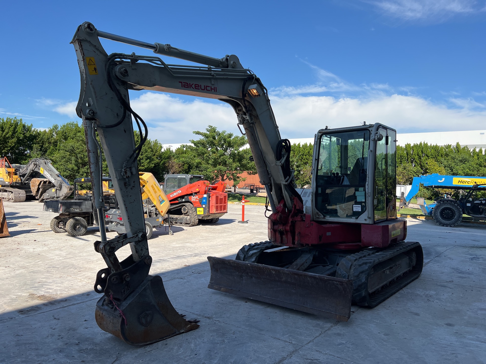 2016 Takeuchi TB280FR Mini Excavator