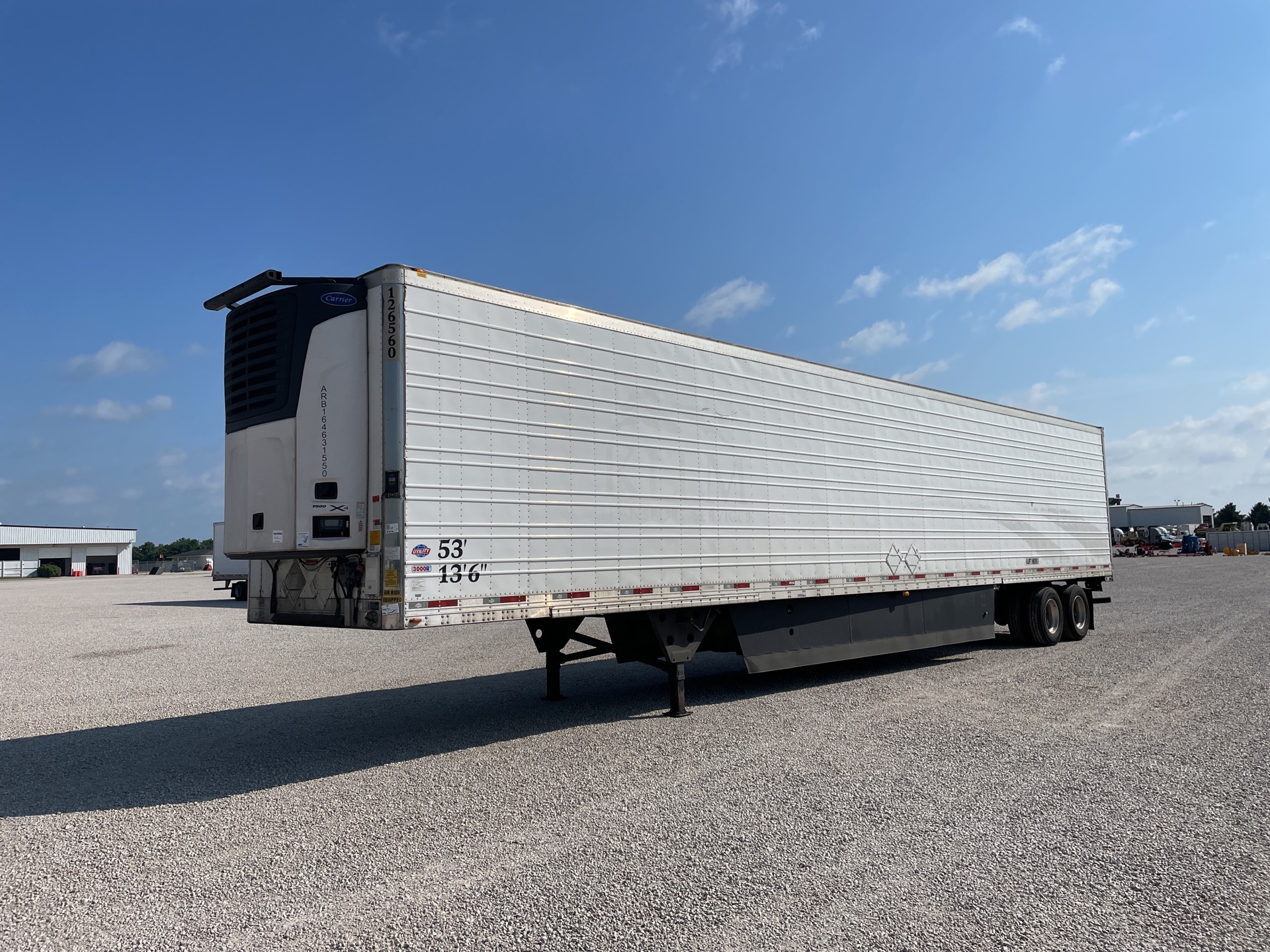 2016 Utility VS2RA 53 ft x 102 in T/A Refrigerated Trailer