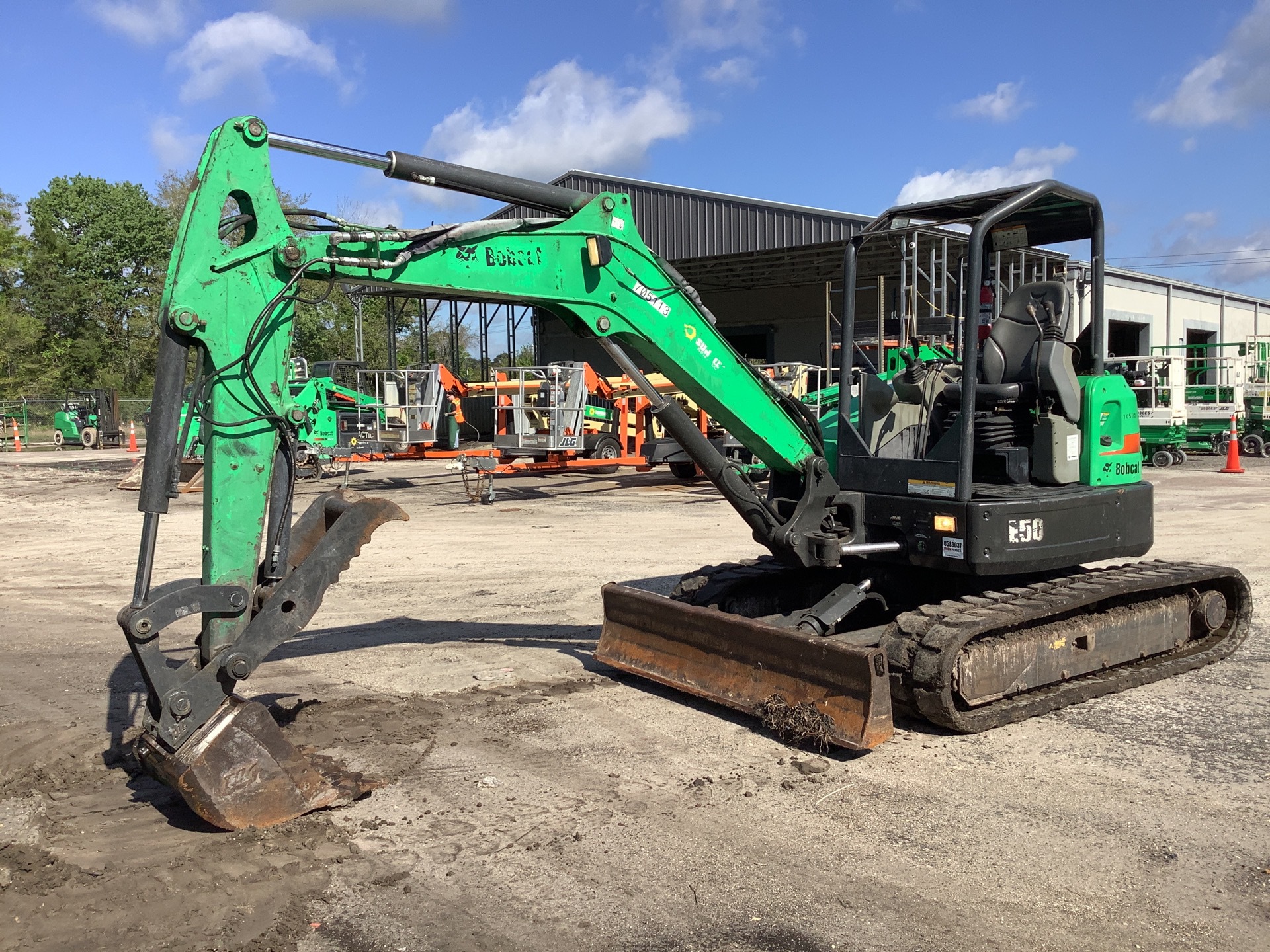 2015 Bobcat E50 Mini Excavator