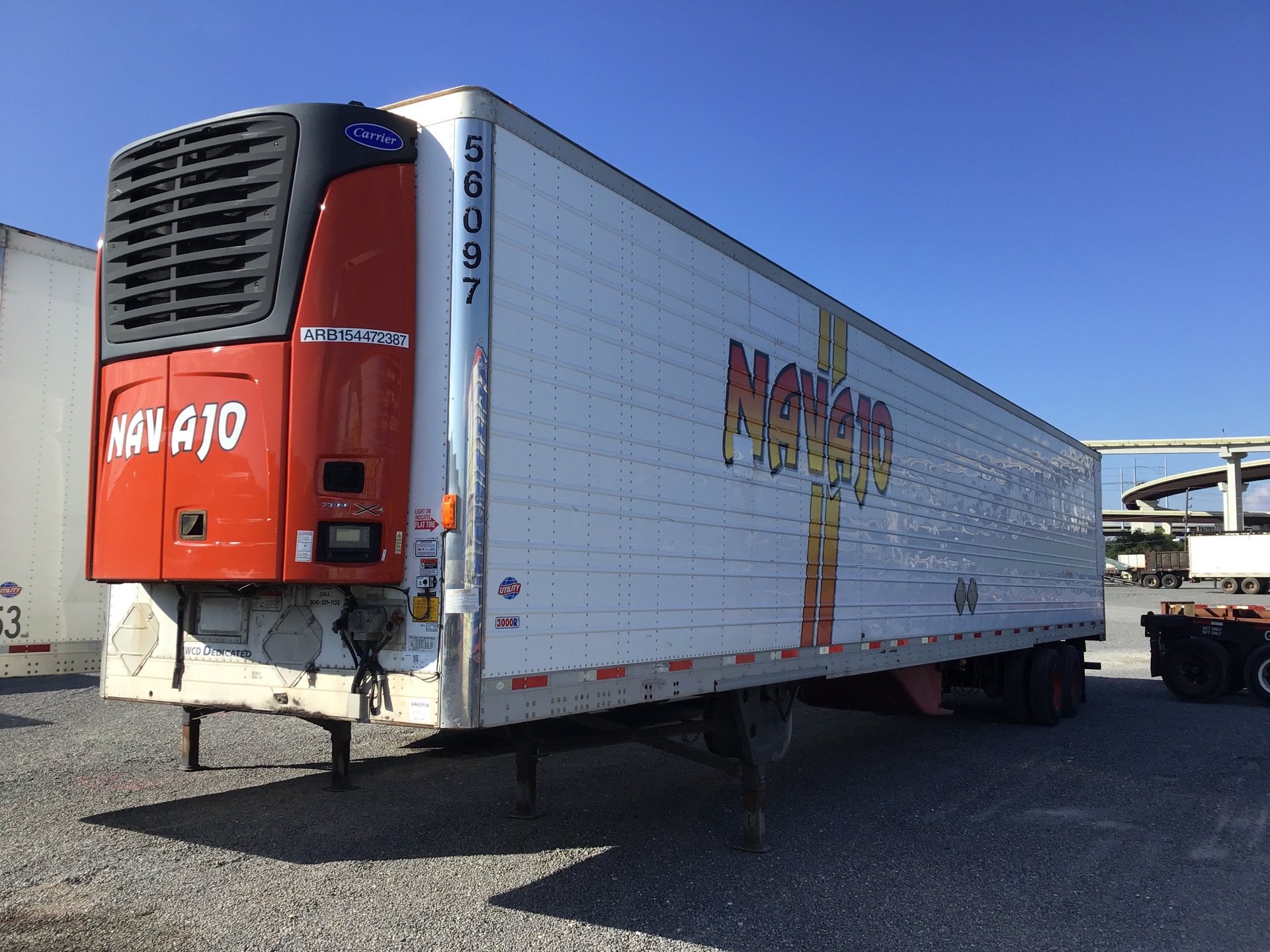 2015 Utility VS2RA 53 ft x 102 in T/A Refrigerated Trailer