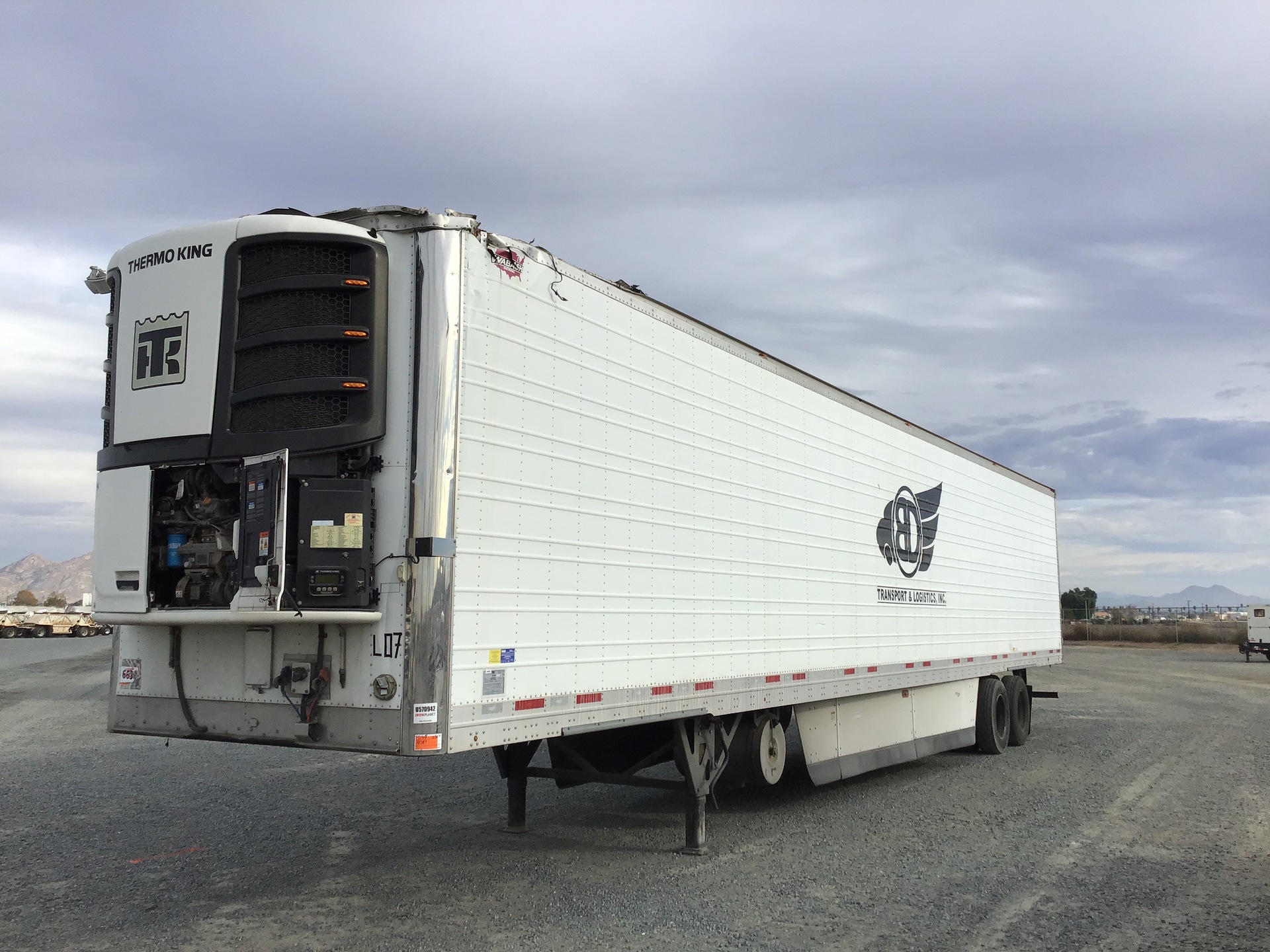 2018 Wabash 53 ft T/A Refrigerated Trailer